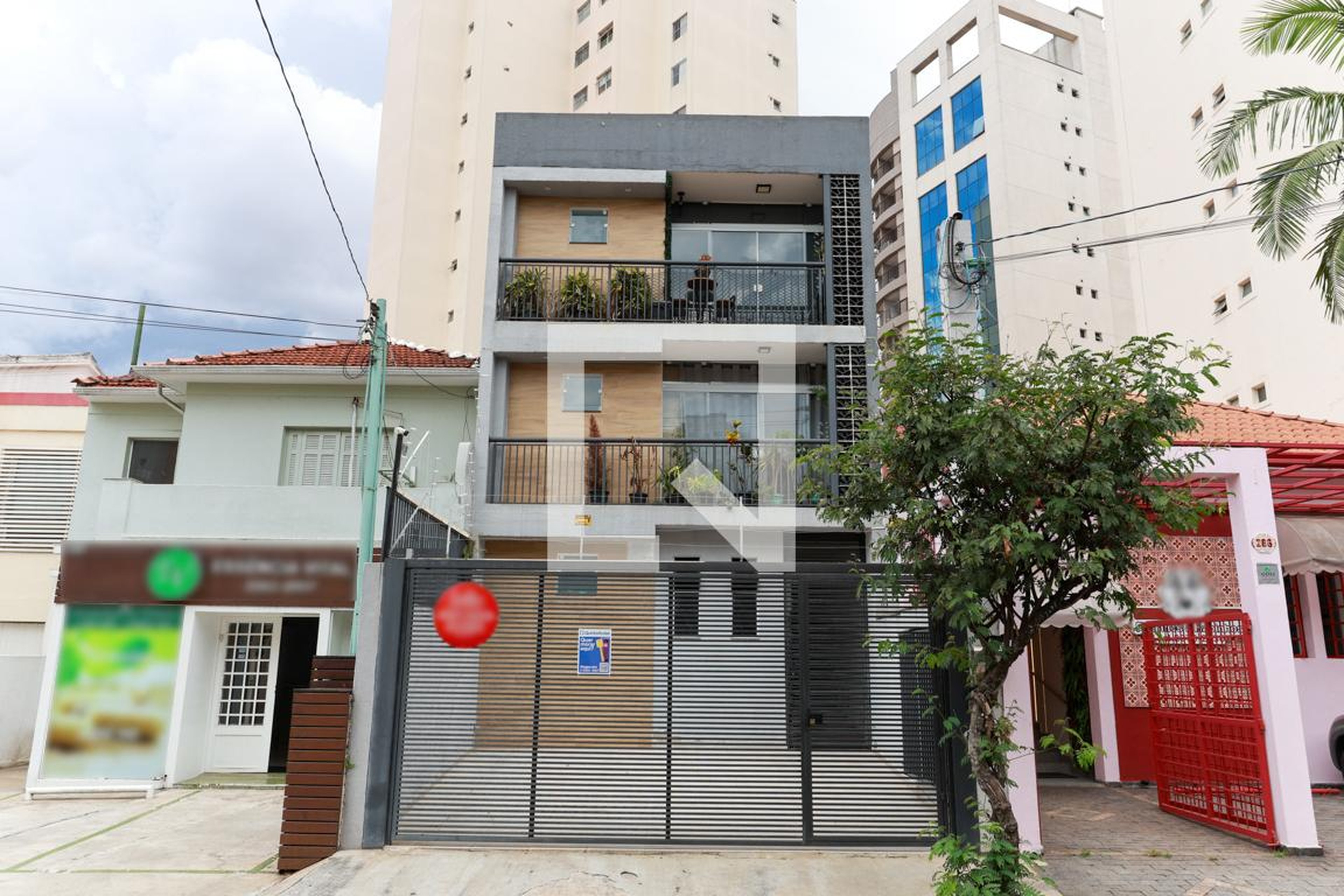 Fachada do prédio Residencial Frei Vicente