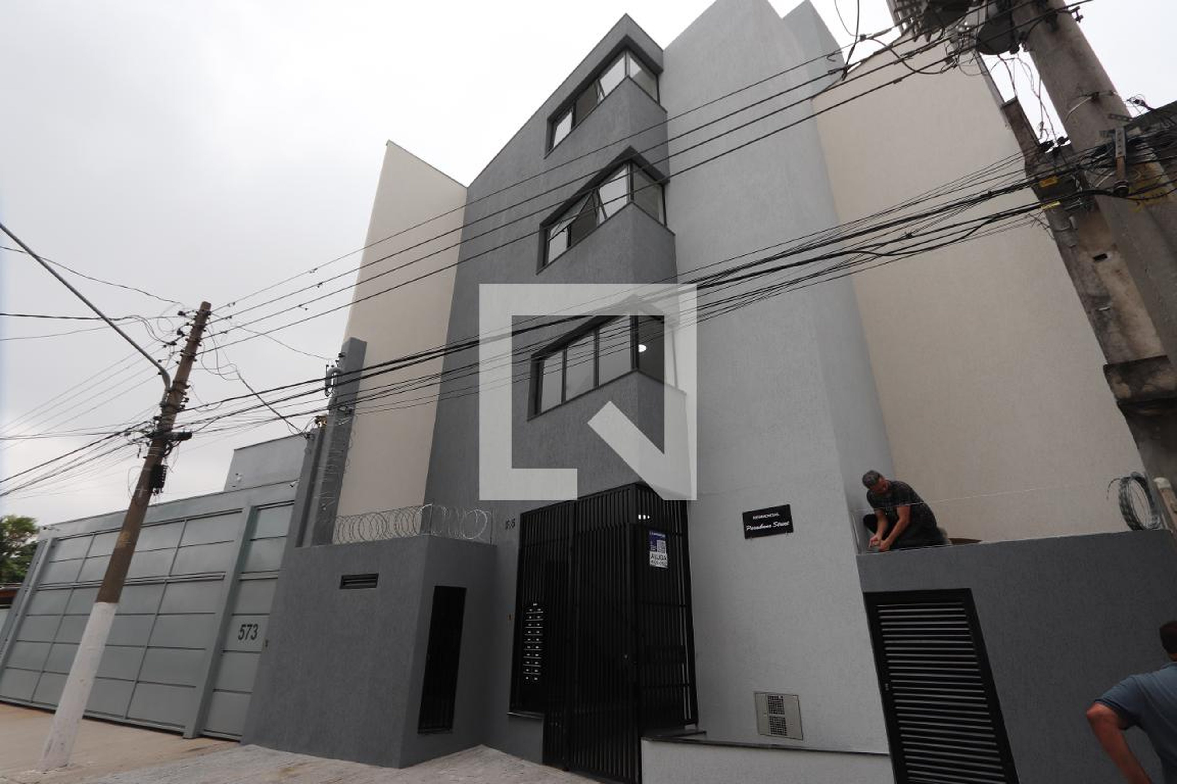 Fachada Condomínio em Rua Paraibuna, 585