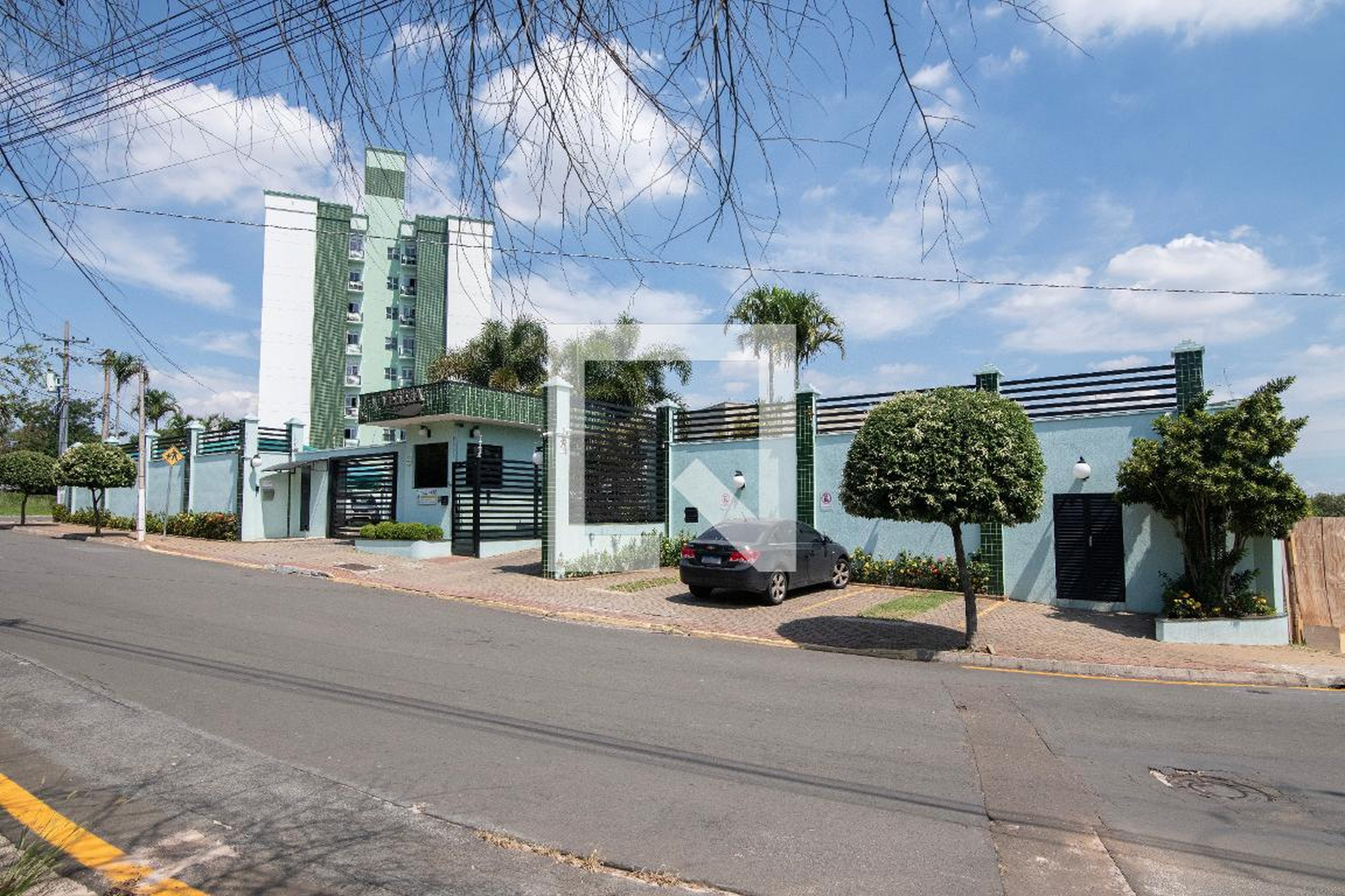 Fachada do Condomínio Residencial Veneza