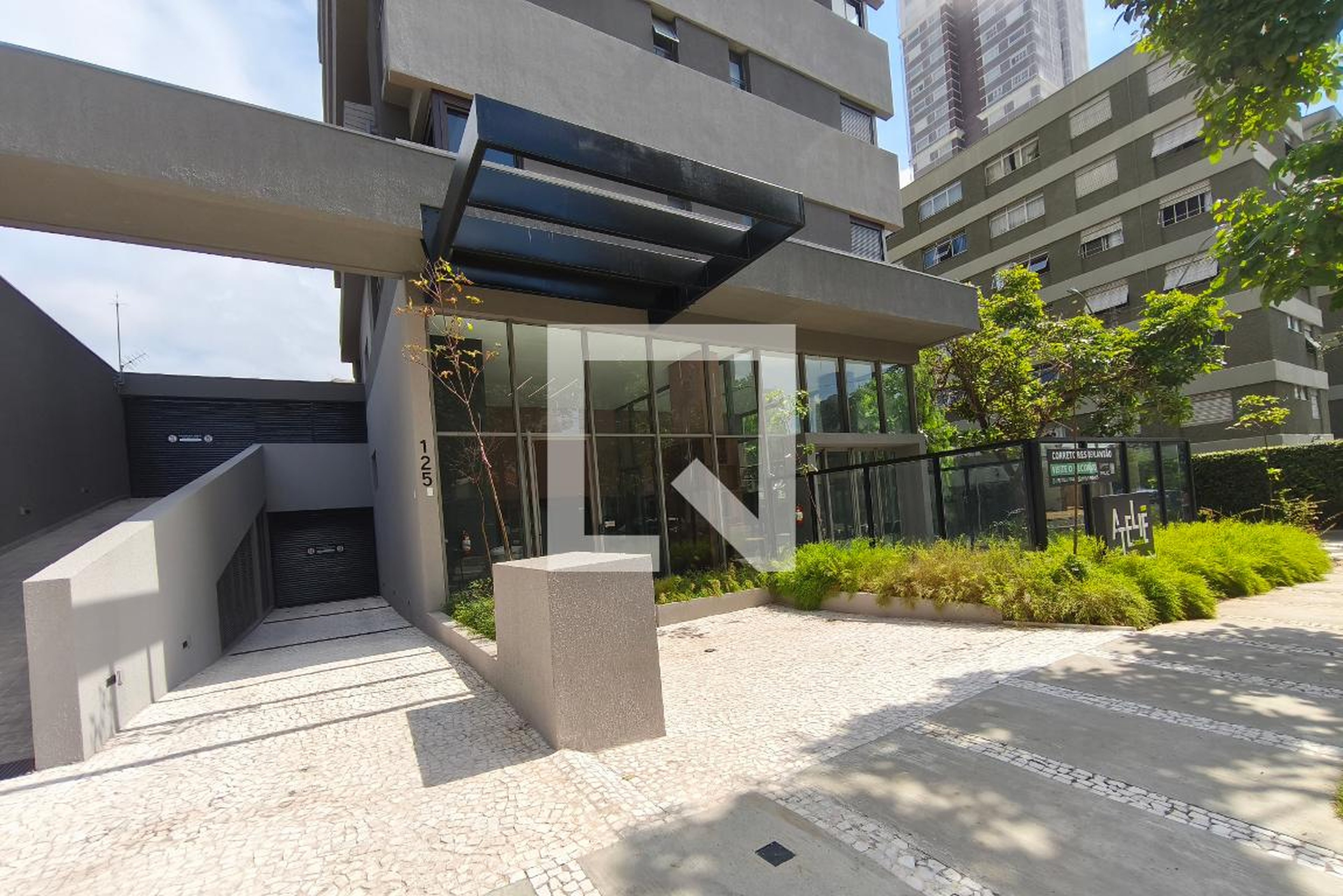 Fachada do Condomínio Condomínio Atelie Cambuí