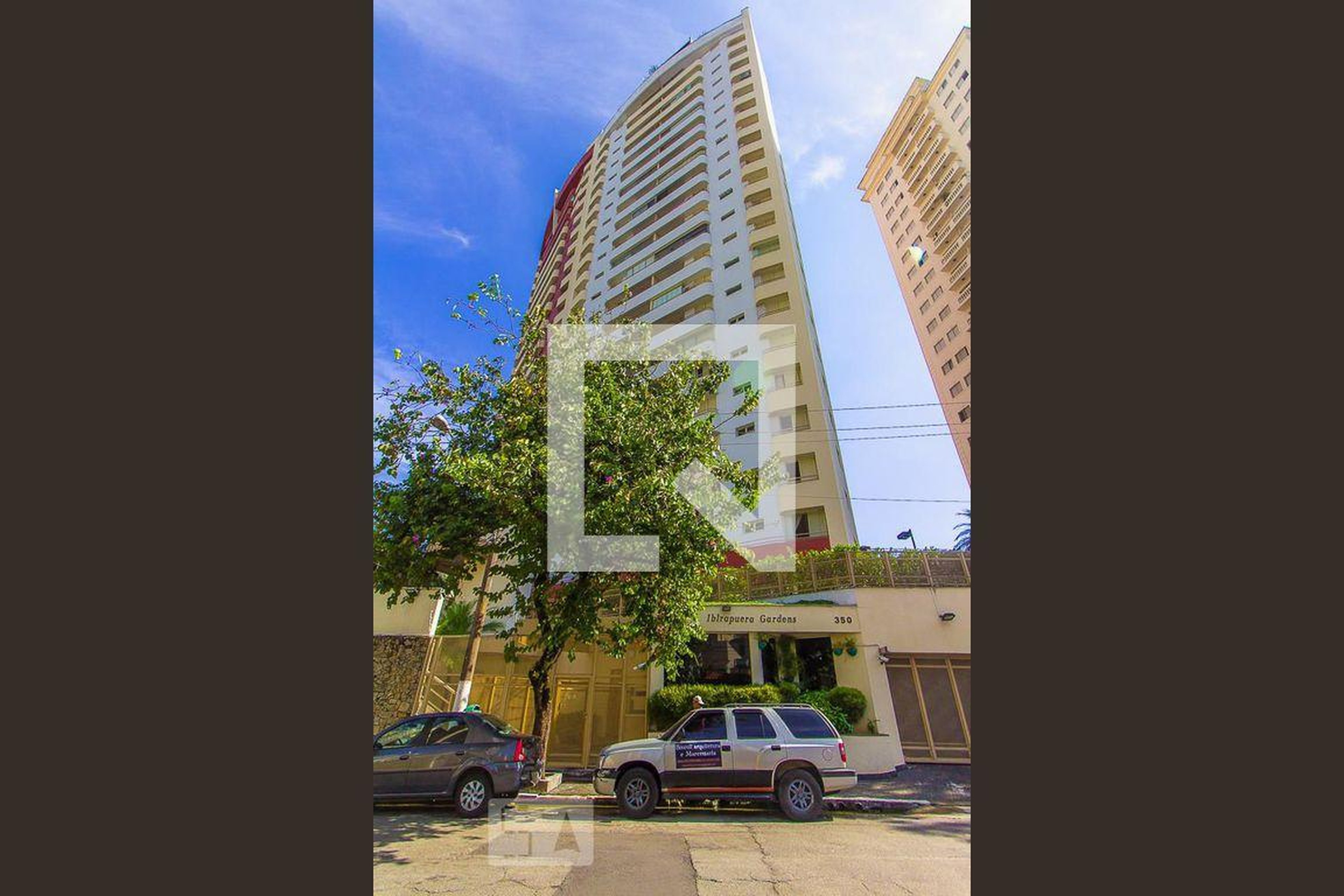 Fachada do Prédio Edifício Ibirapuera Gardens