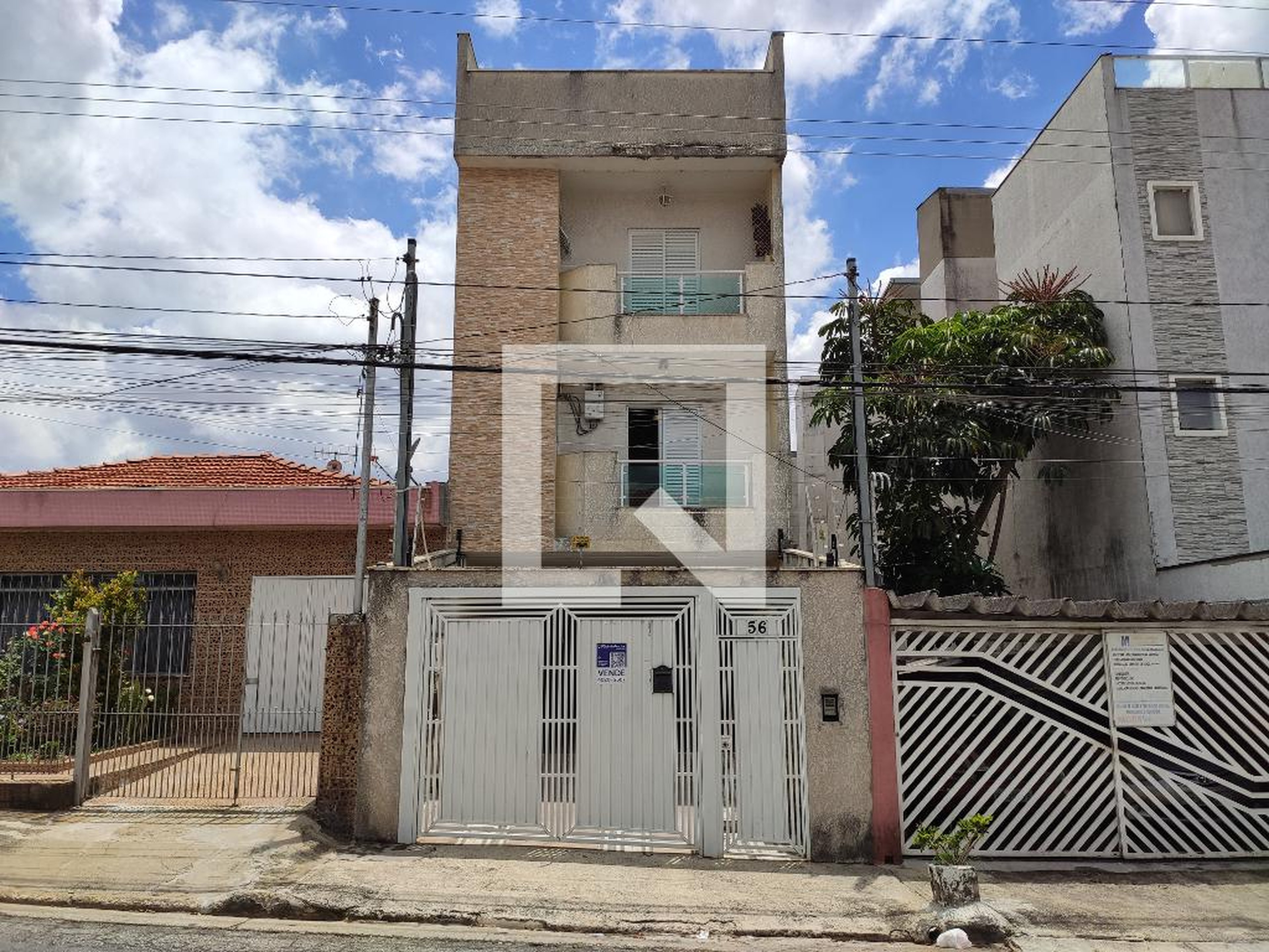 Fachada Condomínio em Rua Comendador Antônio Benvenuto Batáglia, 56