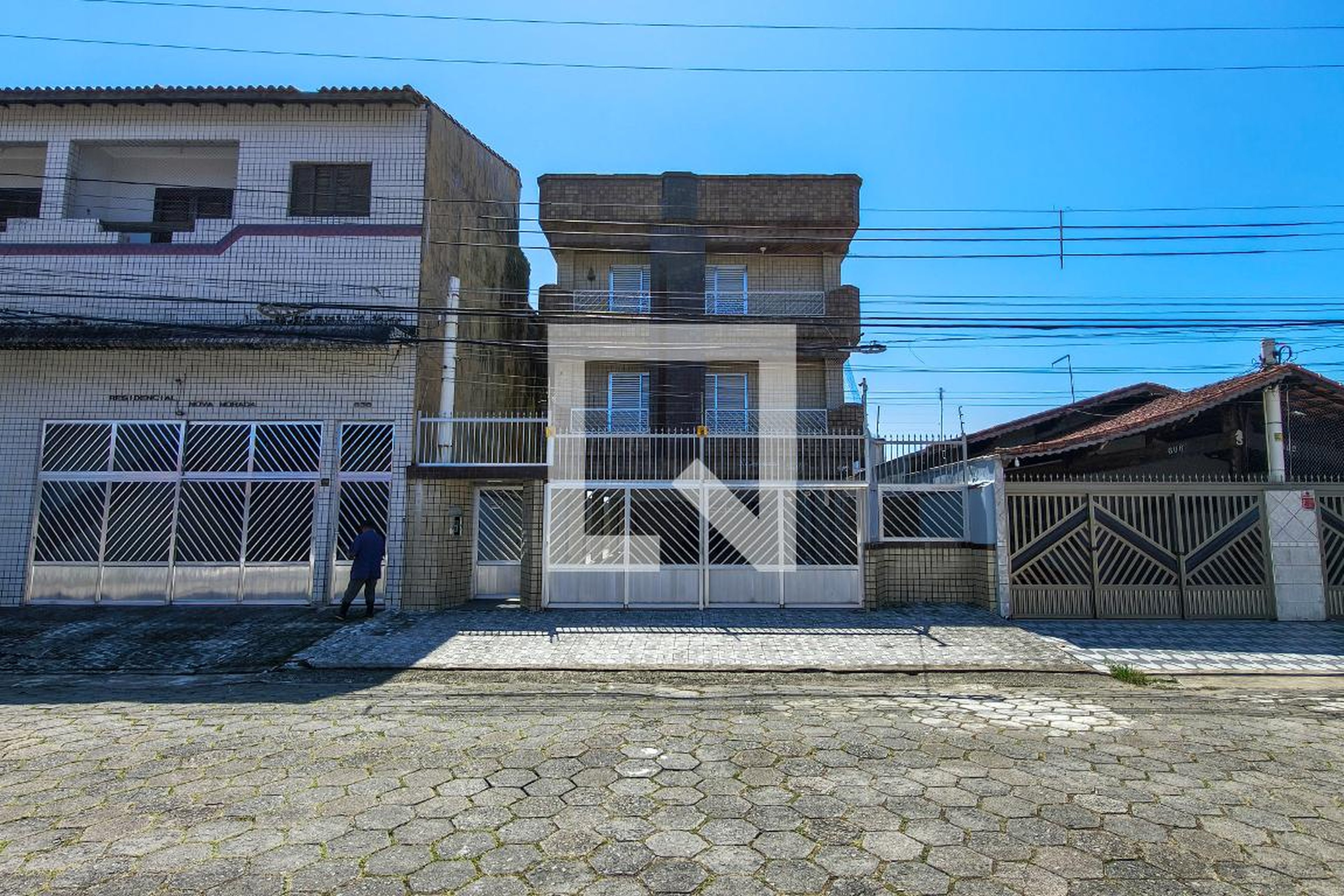 Fachada Condomínio em Rua Capitão Fritz Rogner, 626