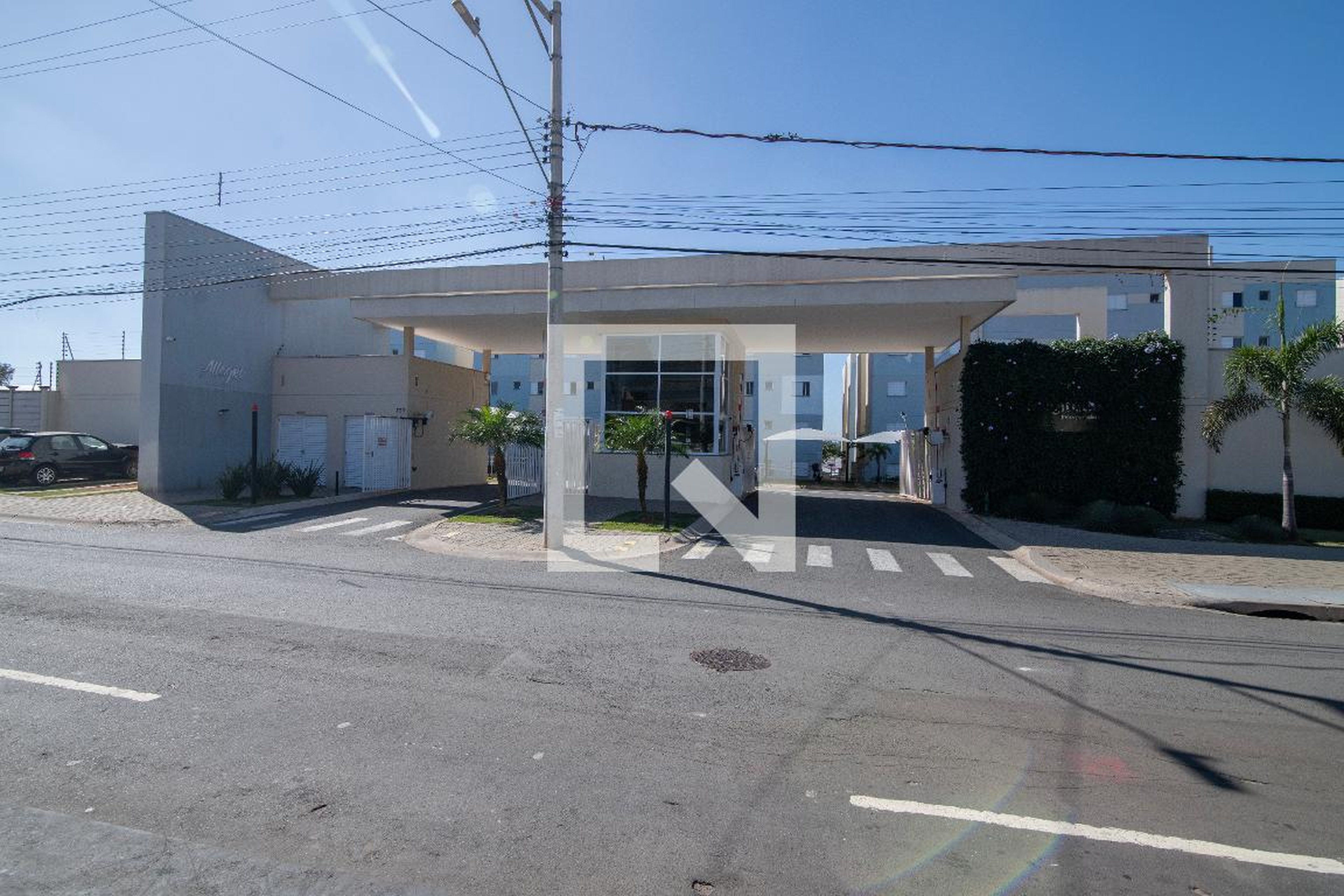 Fachada do Condomínio Condomínio Allegro
