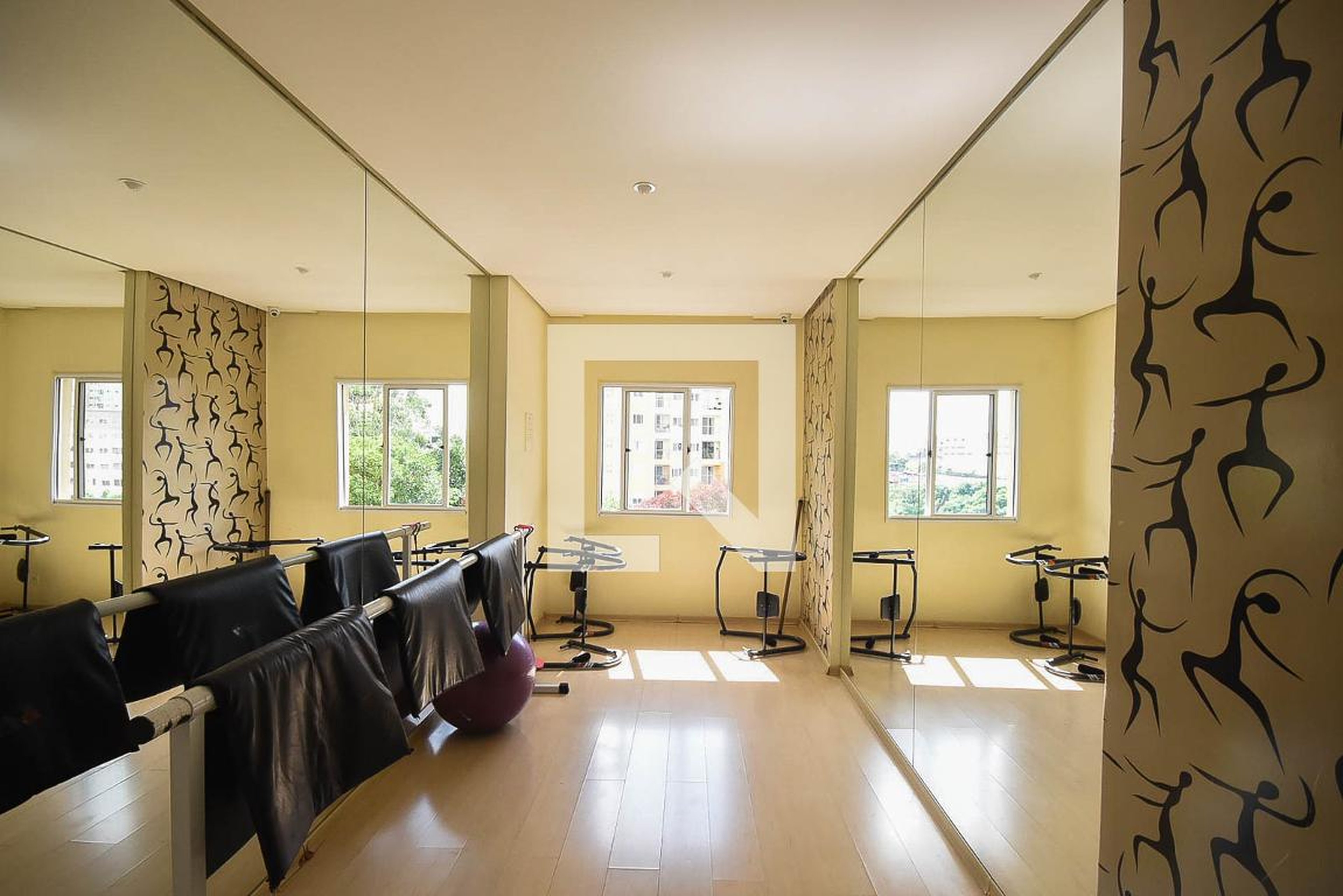 Sala de Ginástica - Cores Azul