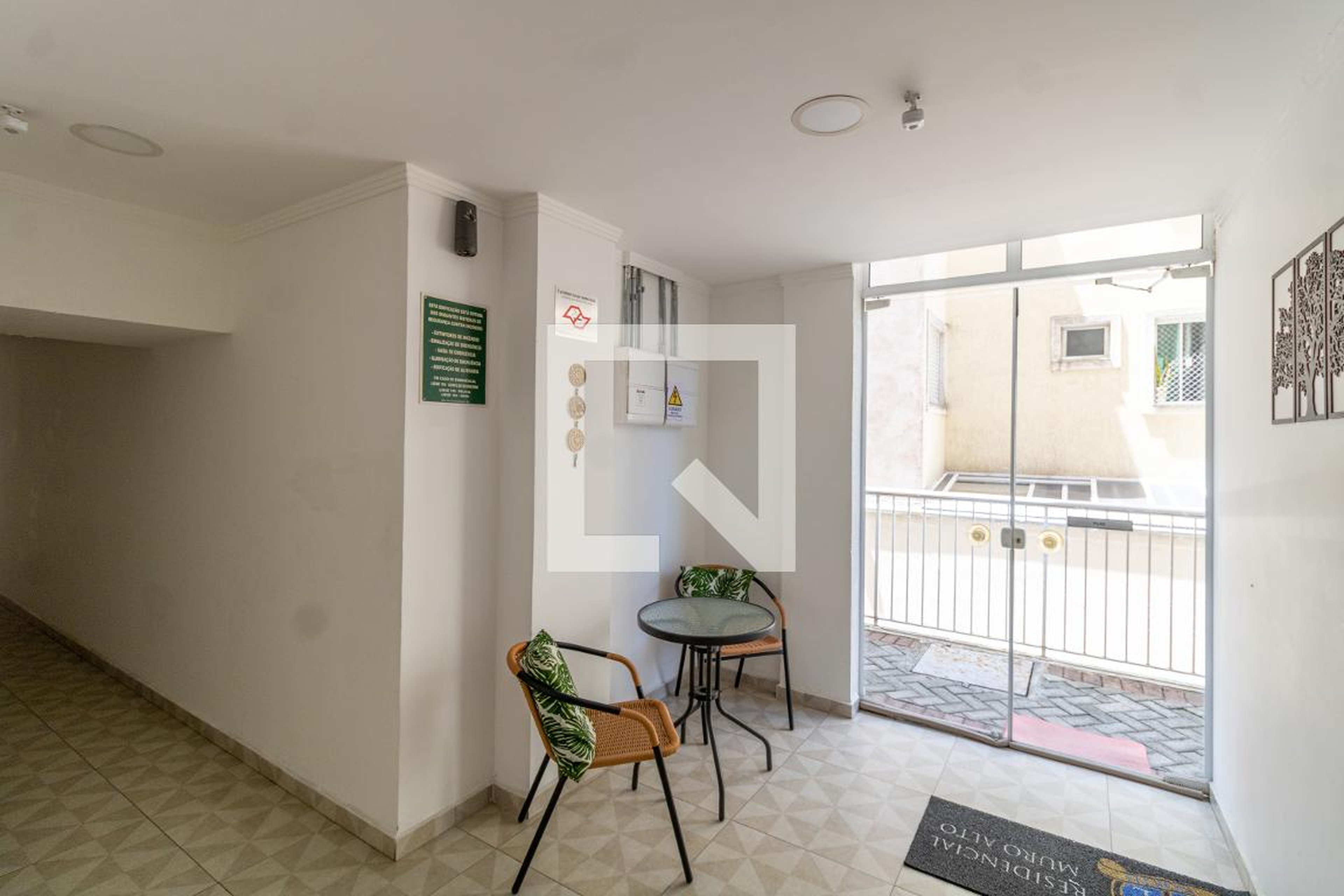 Hall social - Residencial Muro Alto