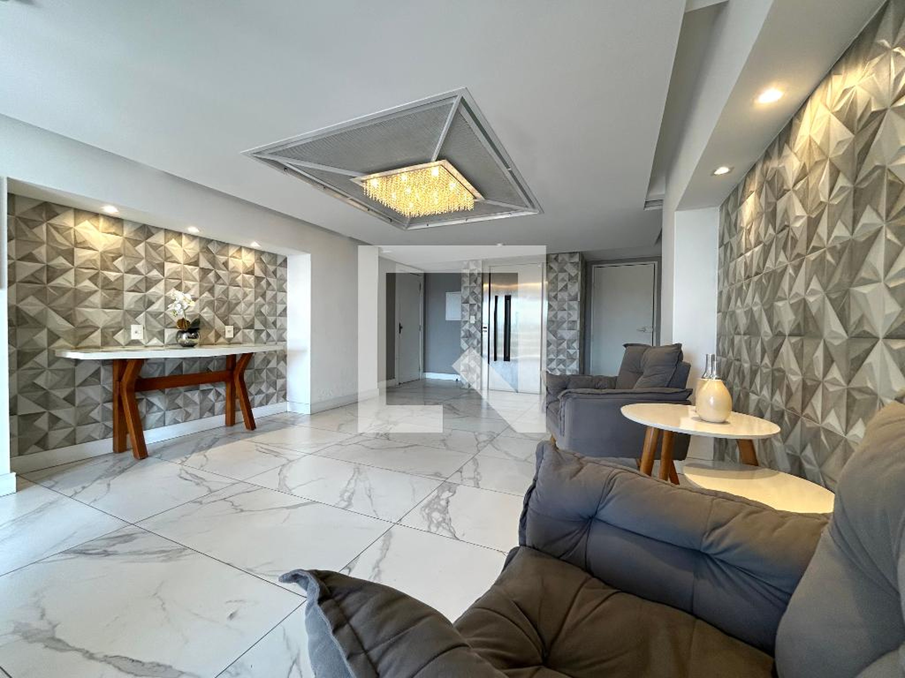 Hall de entrada - Residencial Rinascenza