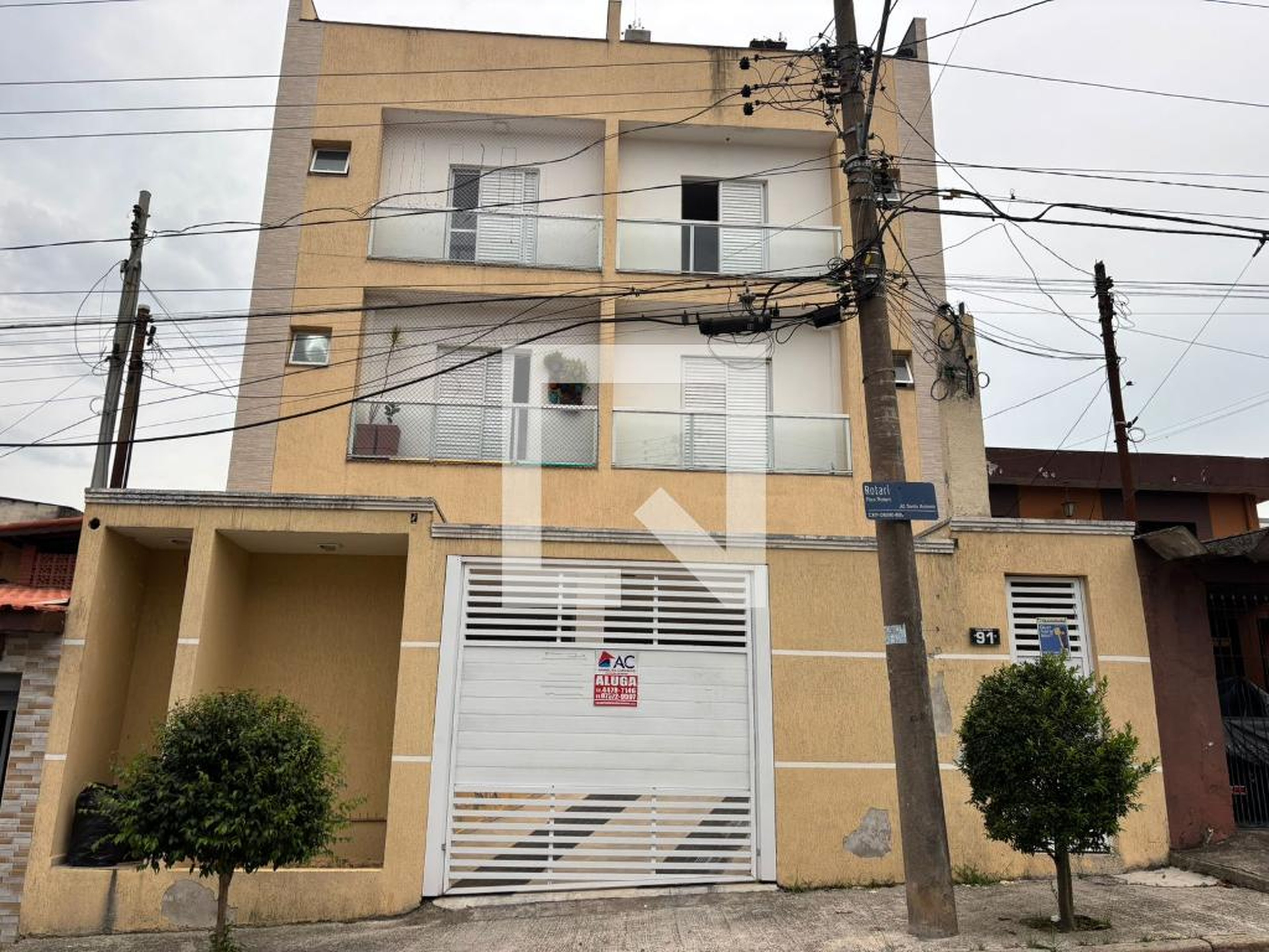 Fachada Condomínio em Rua Rotary, 91
