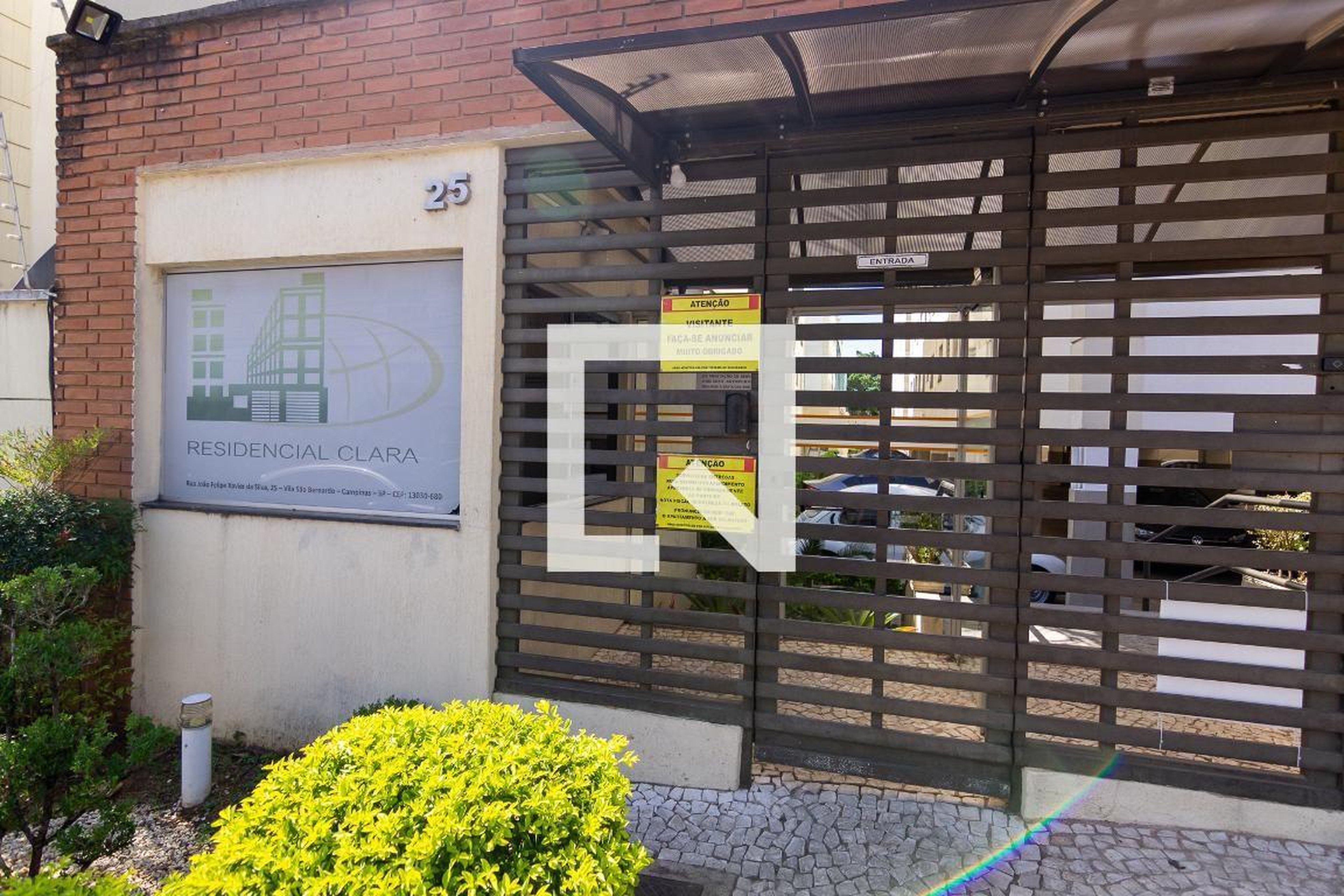 Fachada do Condomínio Residencial Clara