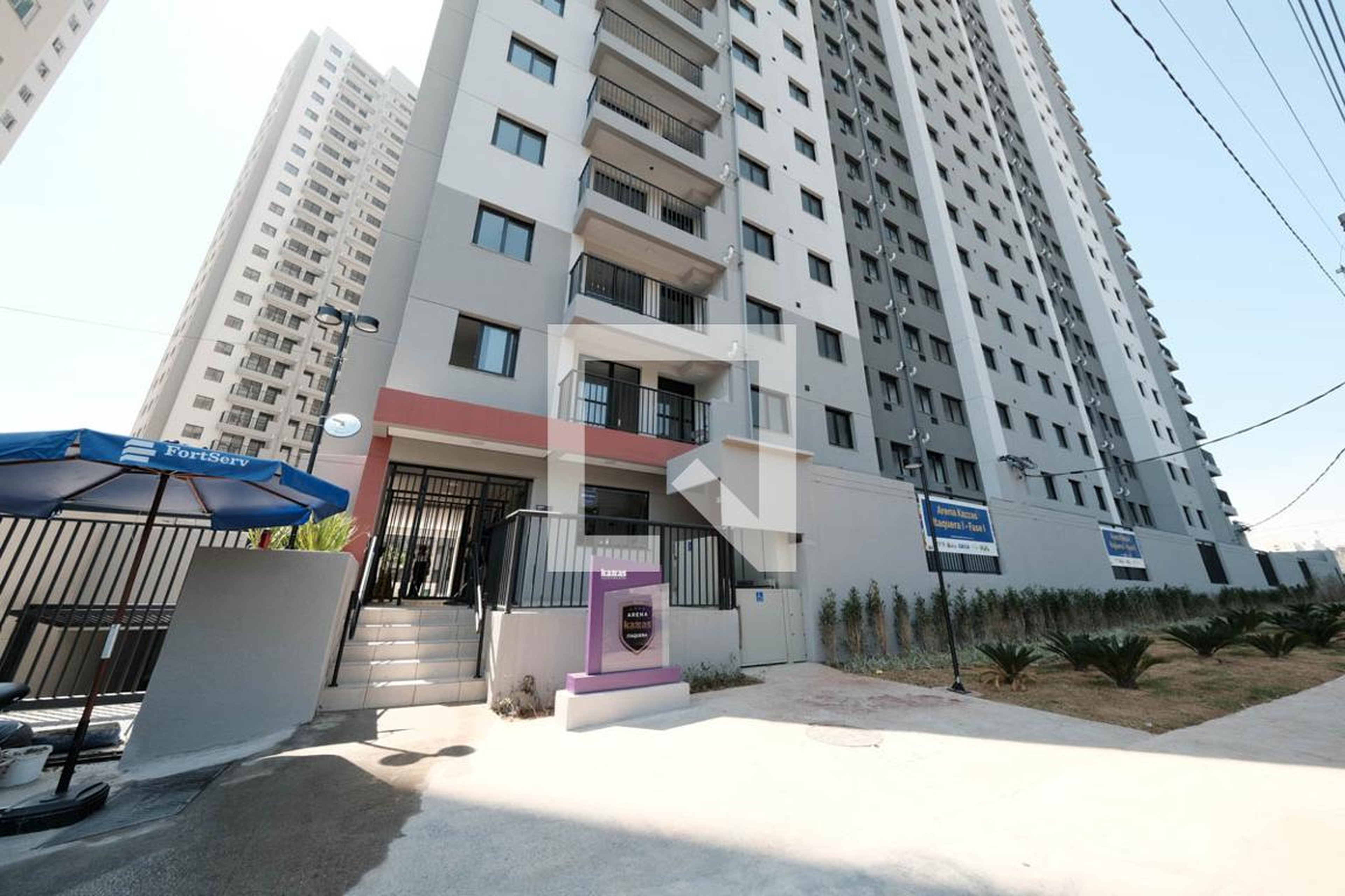 Fachada Condomínio Arena Kazzas Itaquera