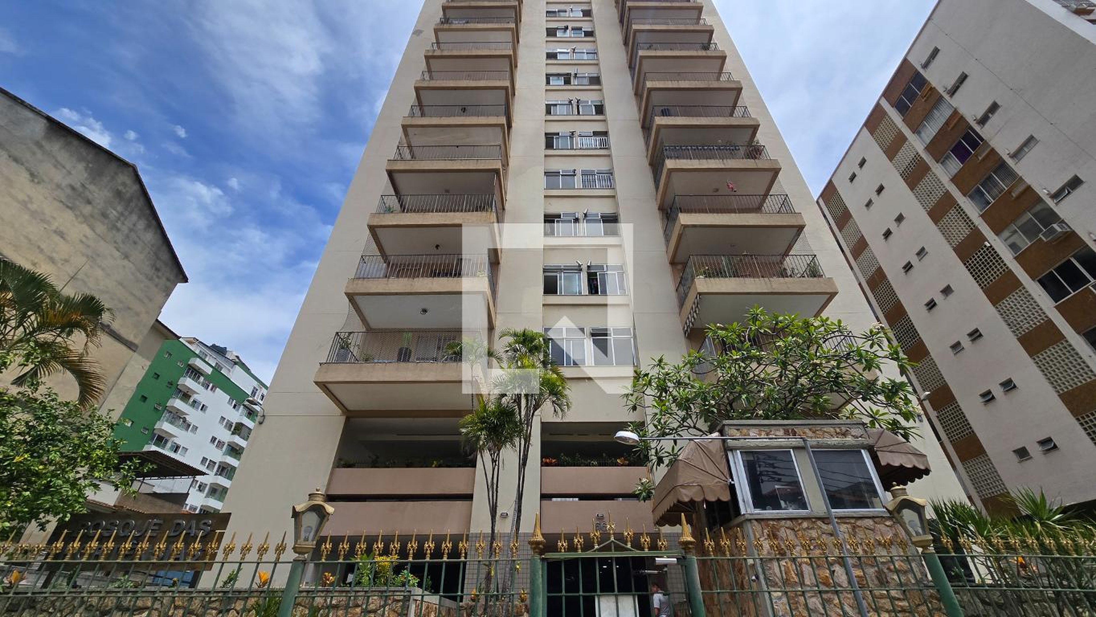 Fachada do Prédio Edifício Bosque das Hortências