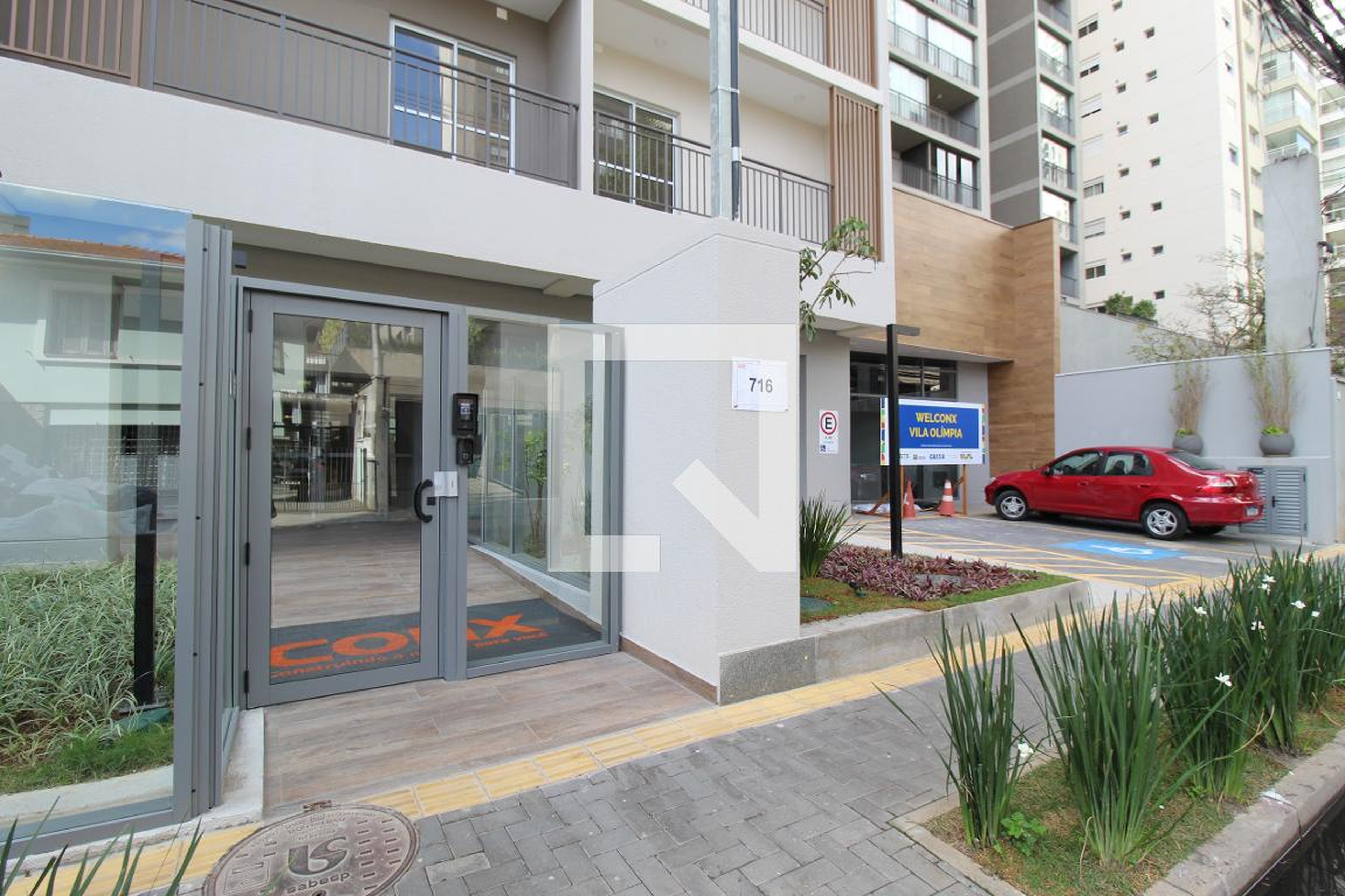 Fachada Condomínio Welconx Vila Olímpia