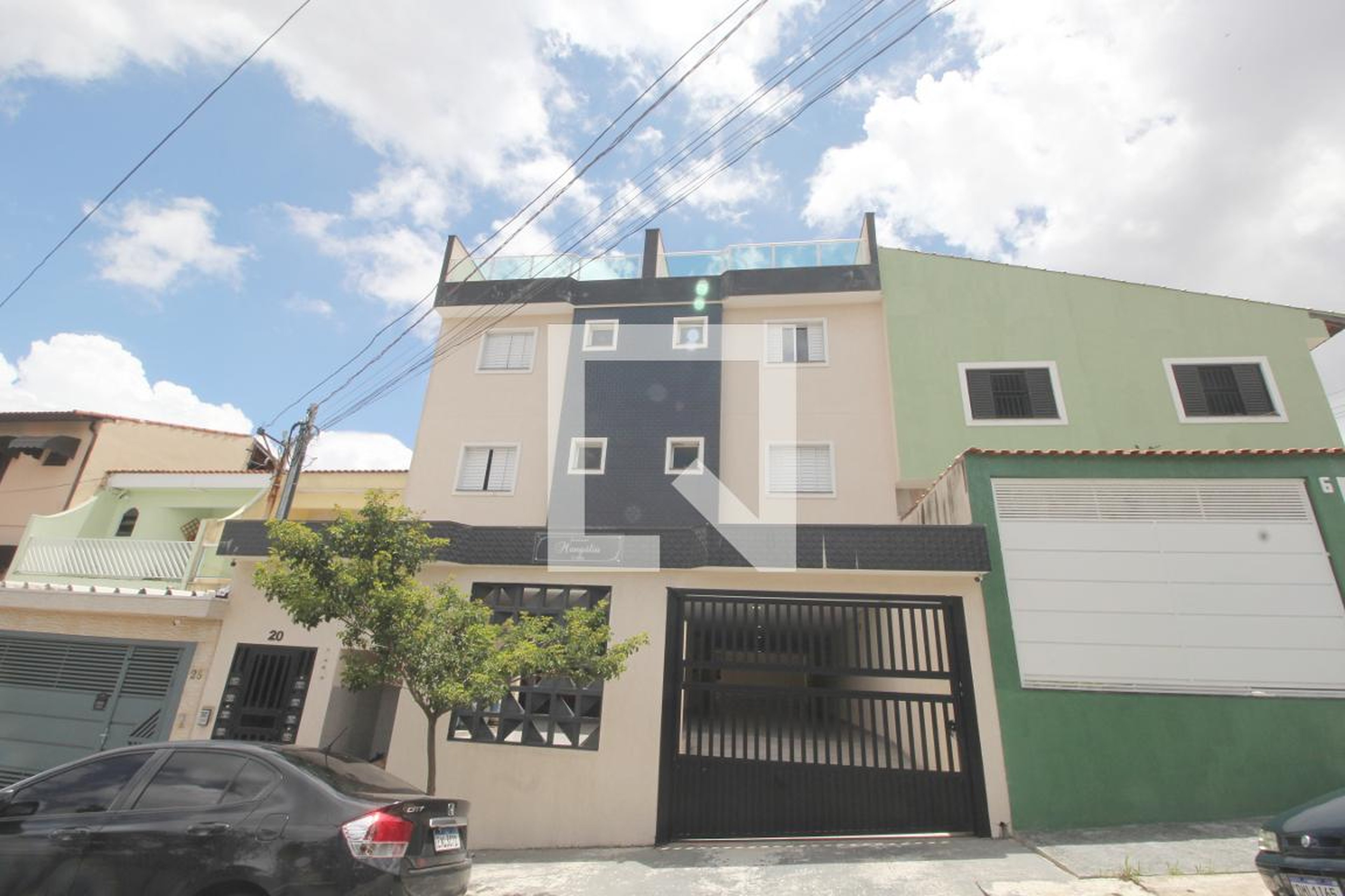 Fachada Condomínio em Rua Mongólia, 20