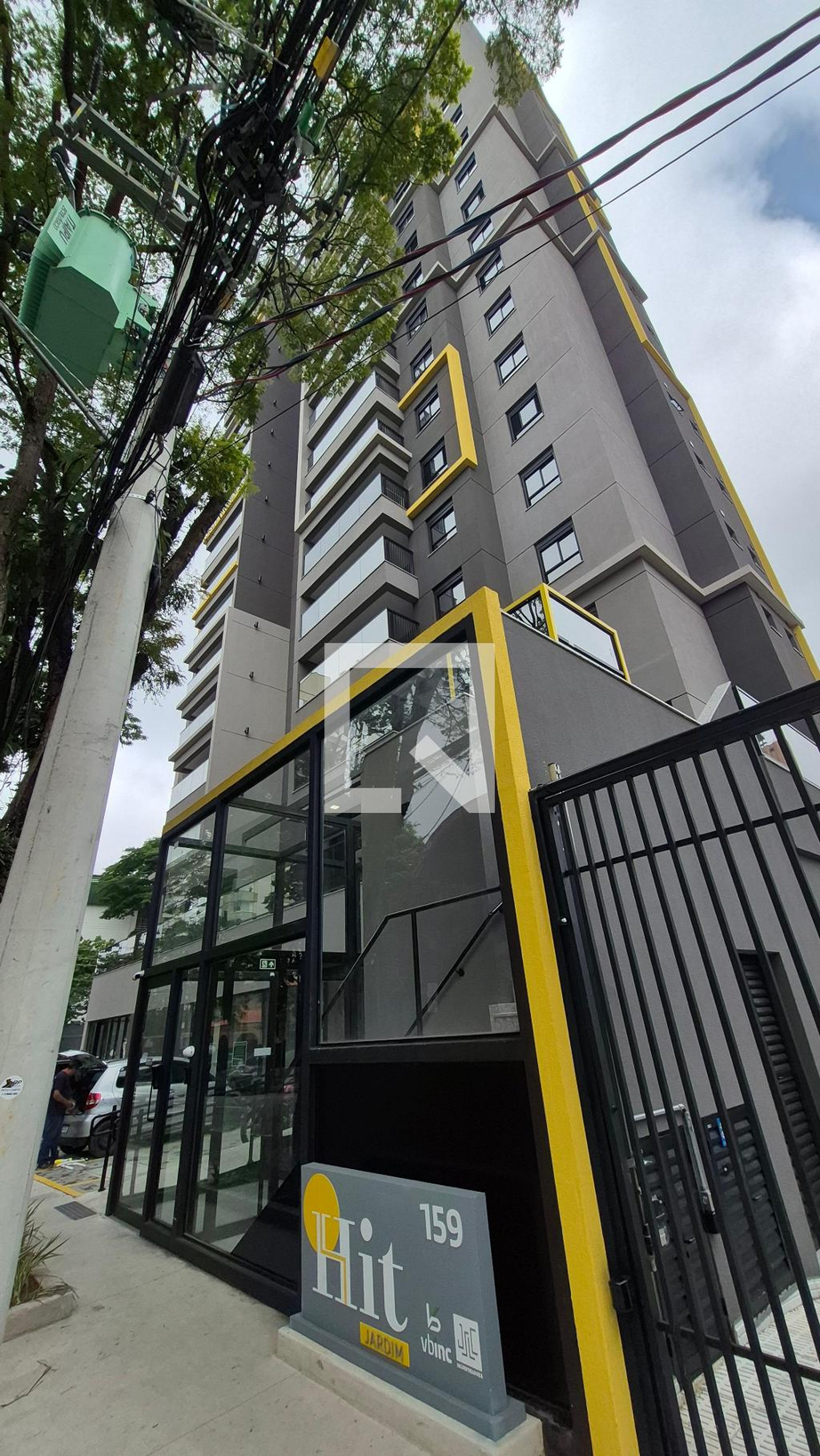 Fachada Condomínio em Avenida Padre Anchieta, 159