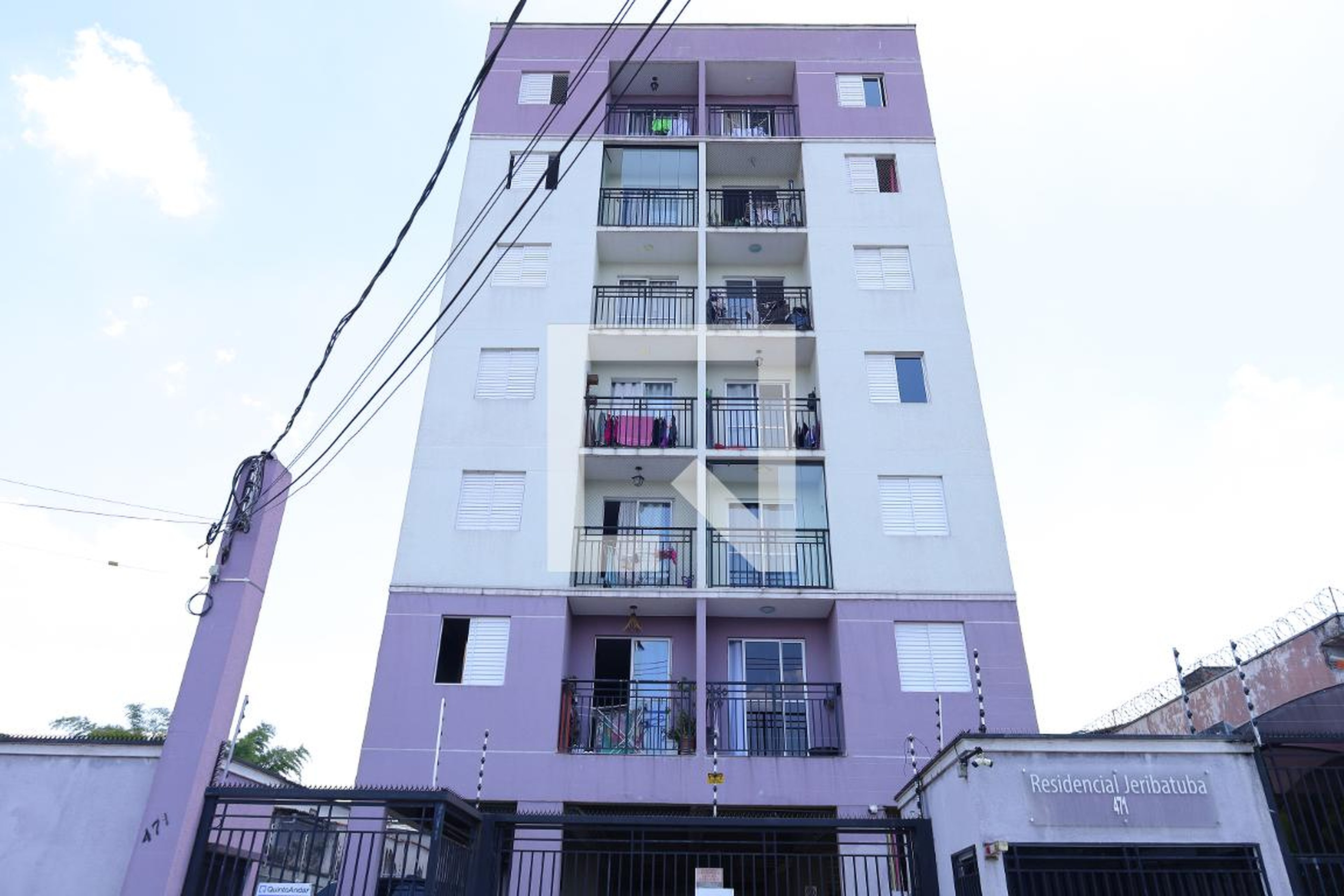 Fachada do condomínio Residencial Jeribatuba Itaquera