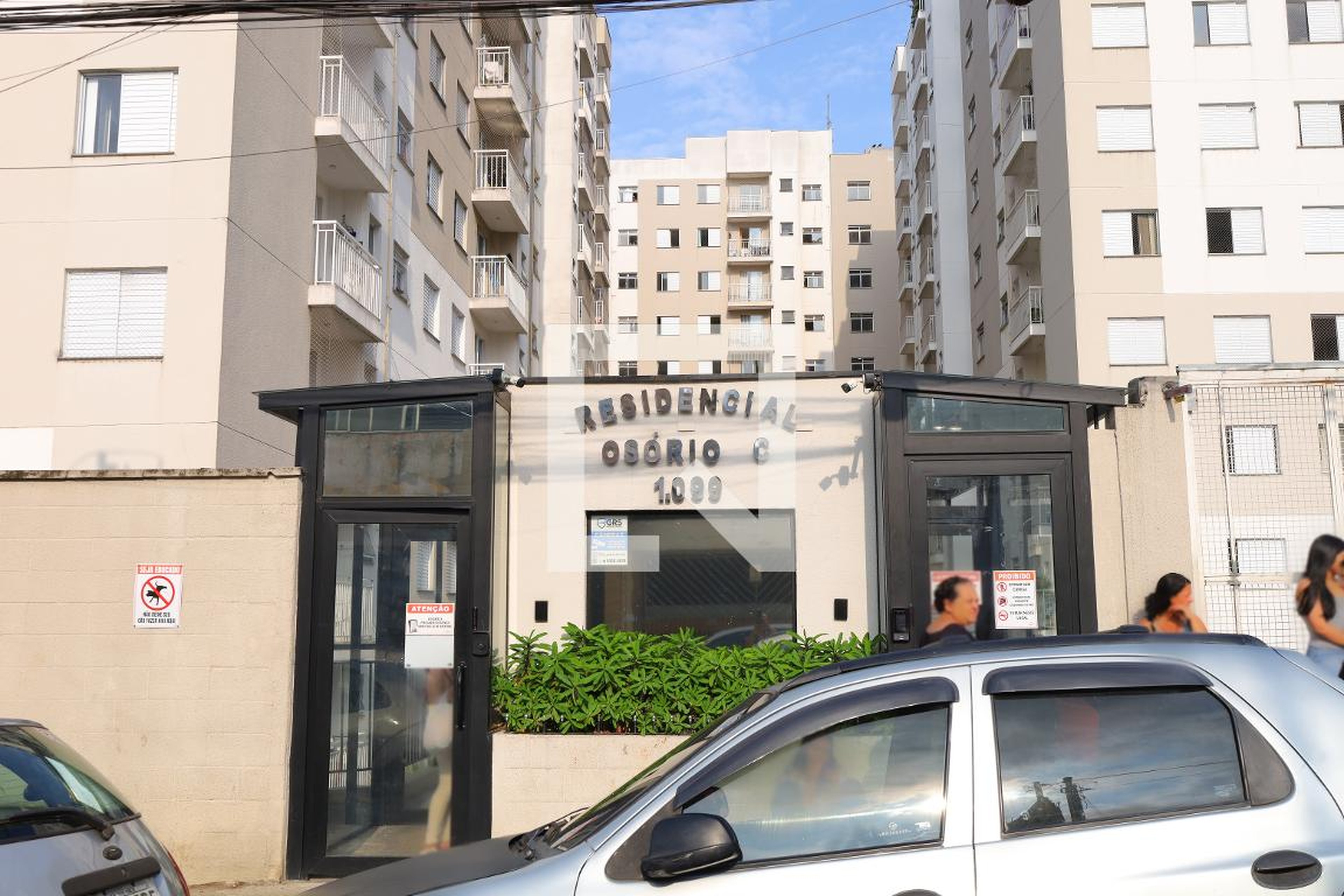 Fachada do condomínio Residencial Osório C