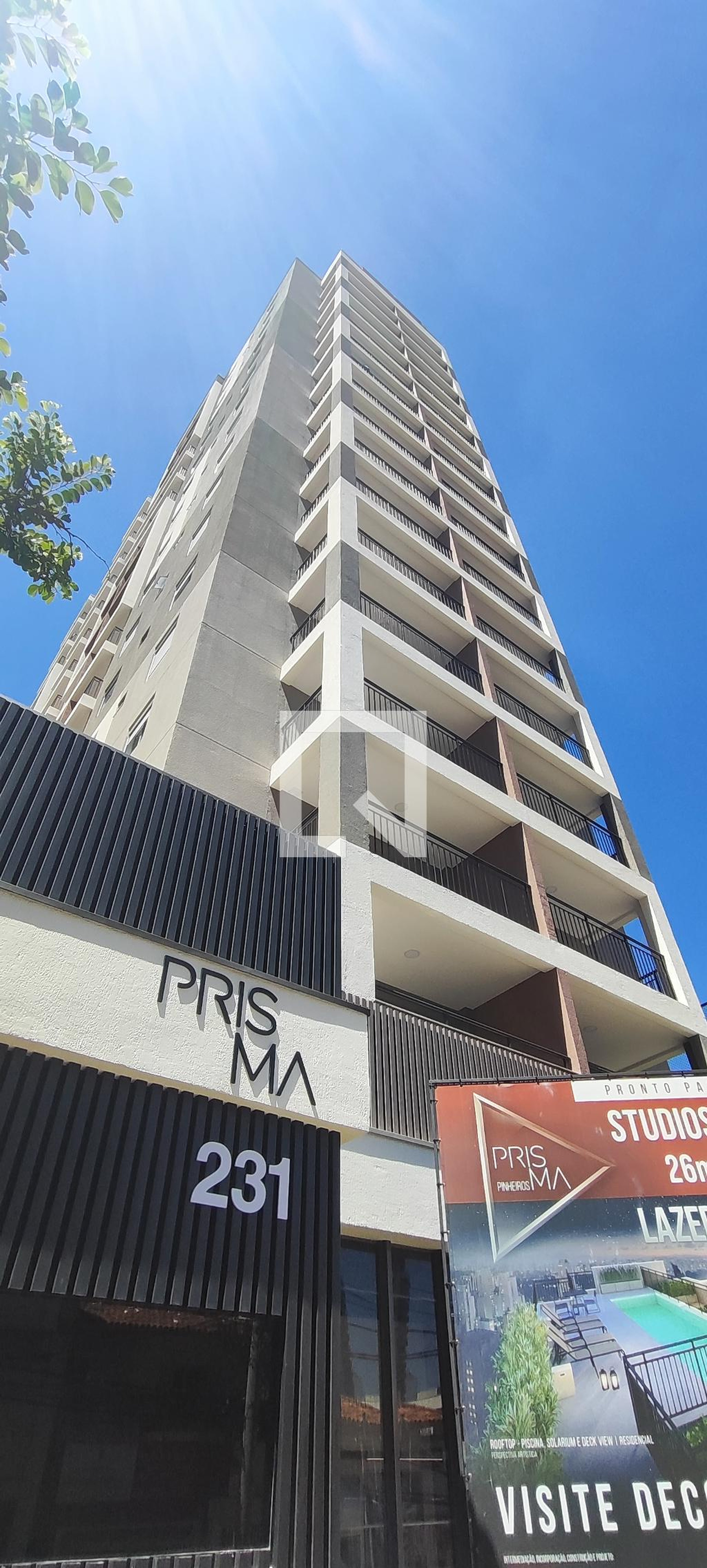 Fachada Condomínio Prisma Pinheiros