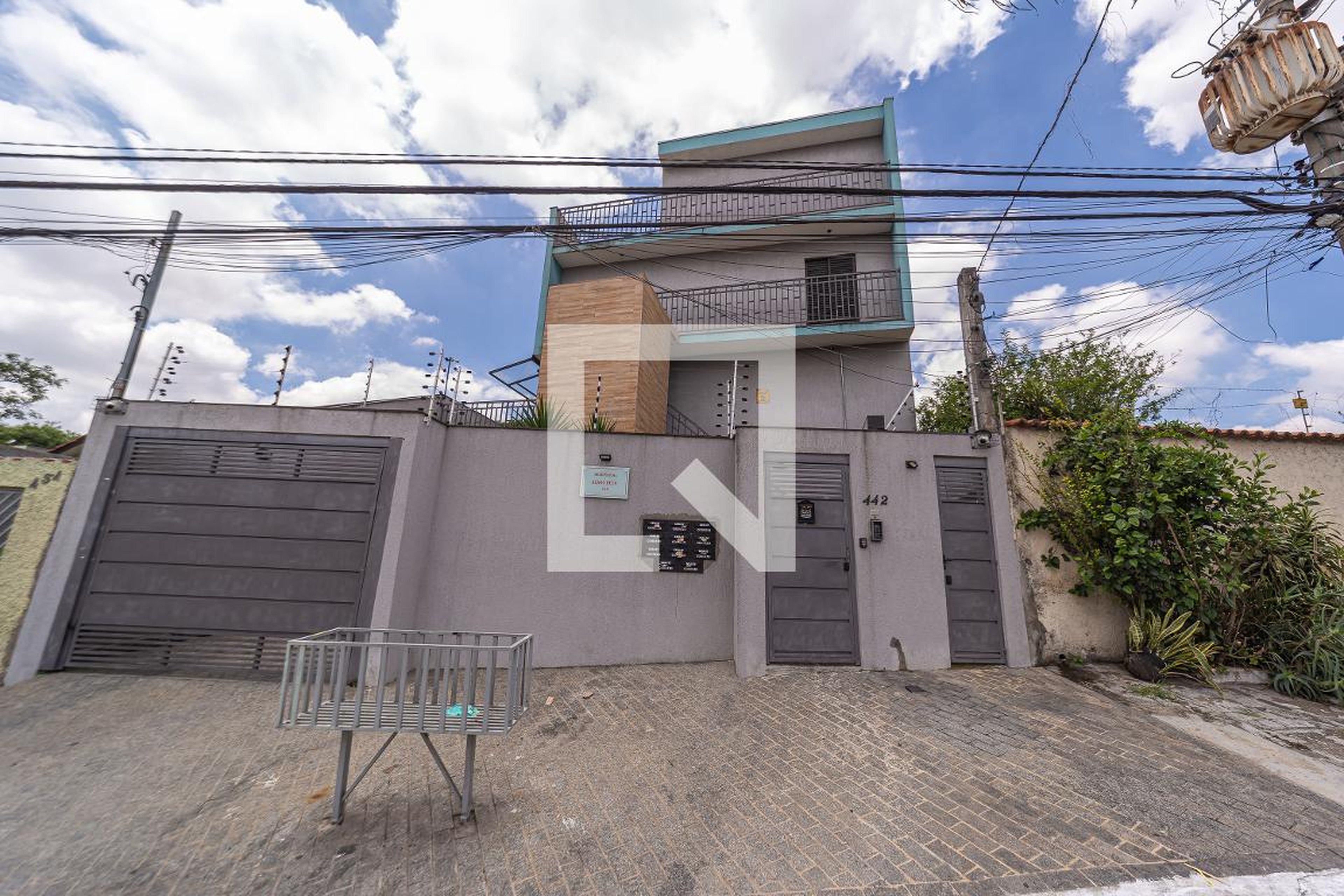 Fachada Condomínio em Rua Baltazar Brum, 442