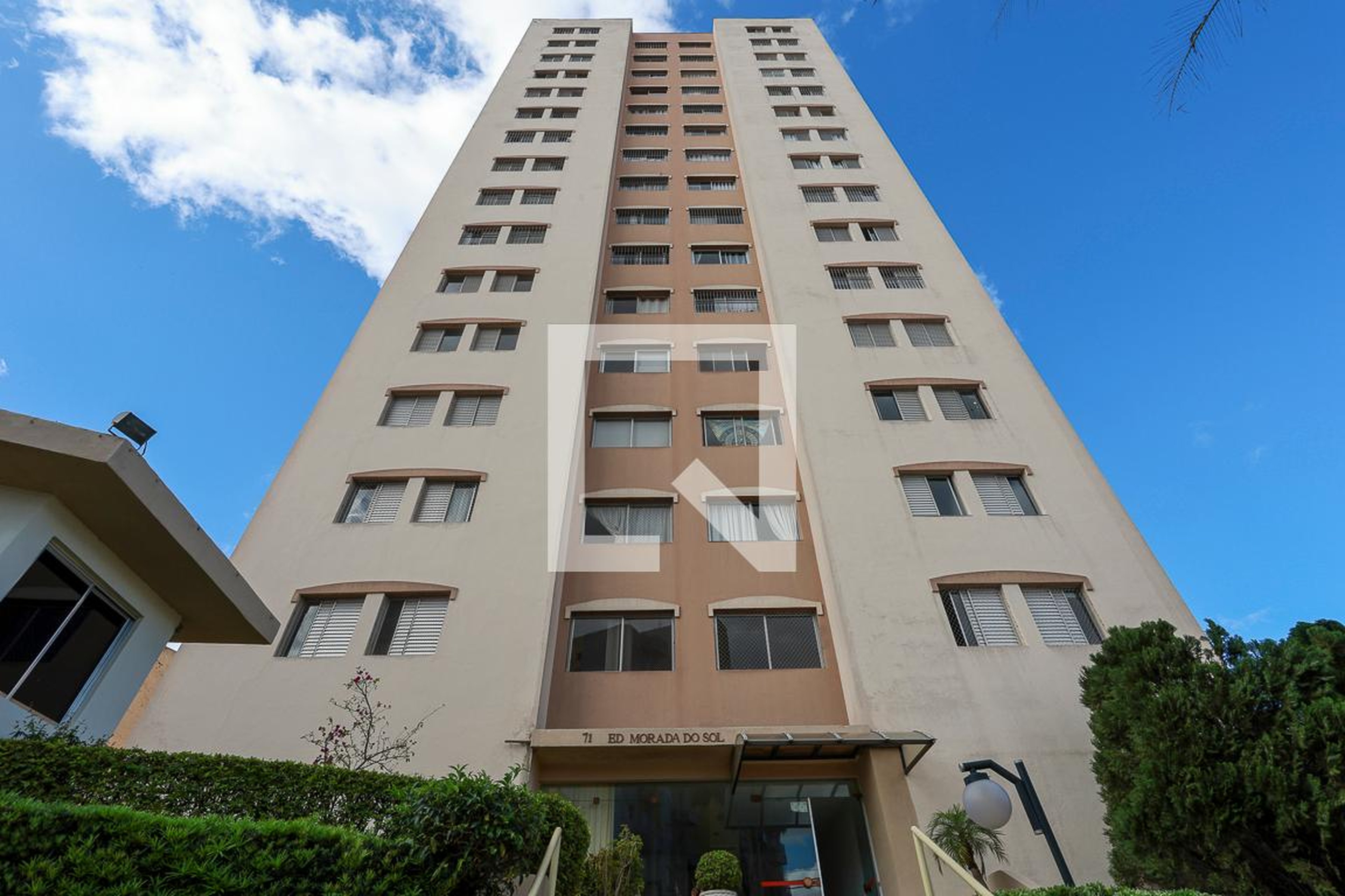 Fachada do prédio Edifício Morada do Sol