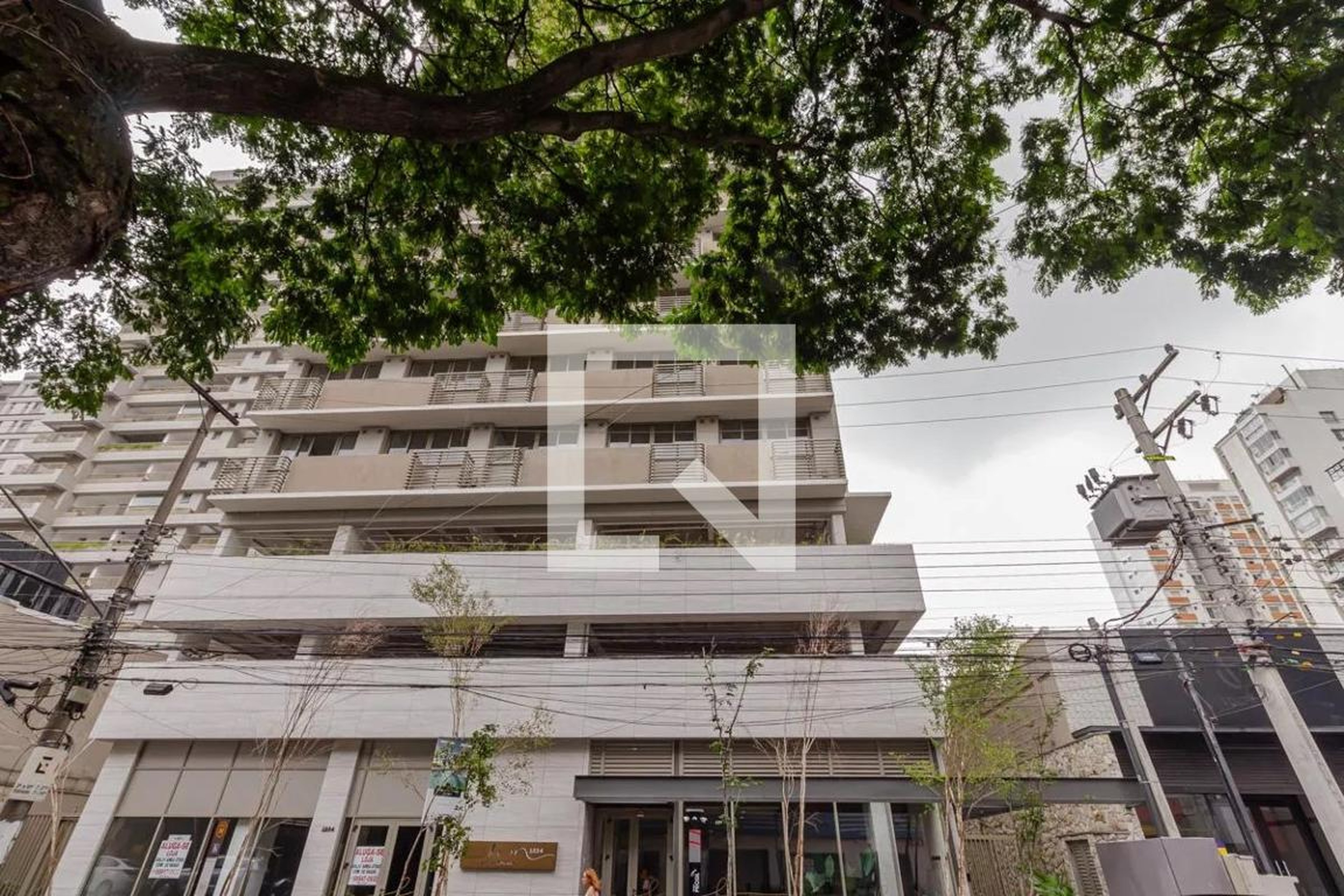 Fachada Condomínio em Alameda dos Arapanés, 1214