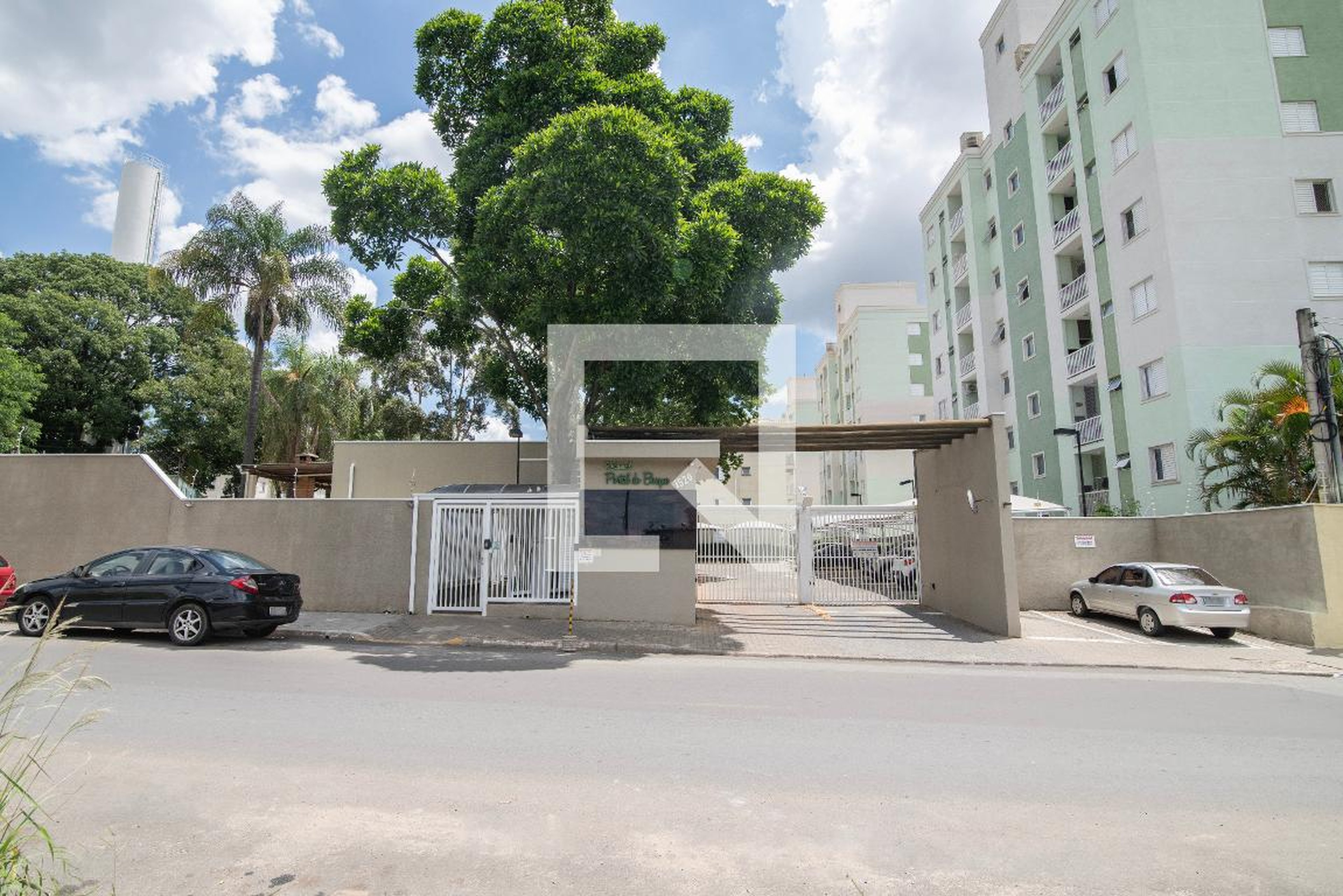 Fachada do Condomínio Condomínio Portal do Bosque - Hortolandia