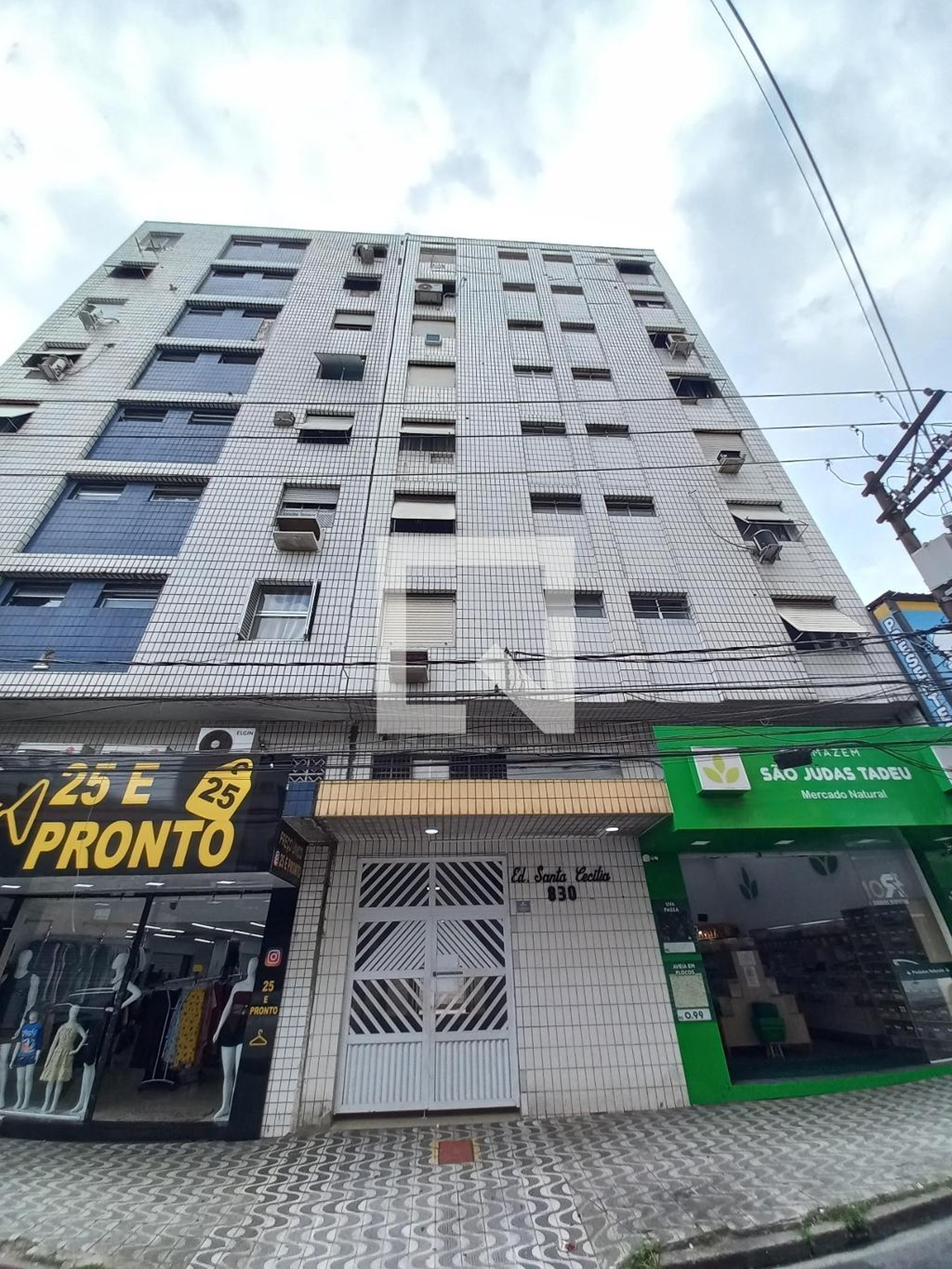 Fachada do Prédio Edifício Santa Cecília