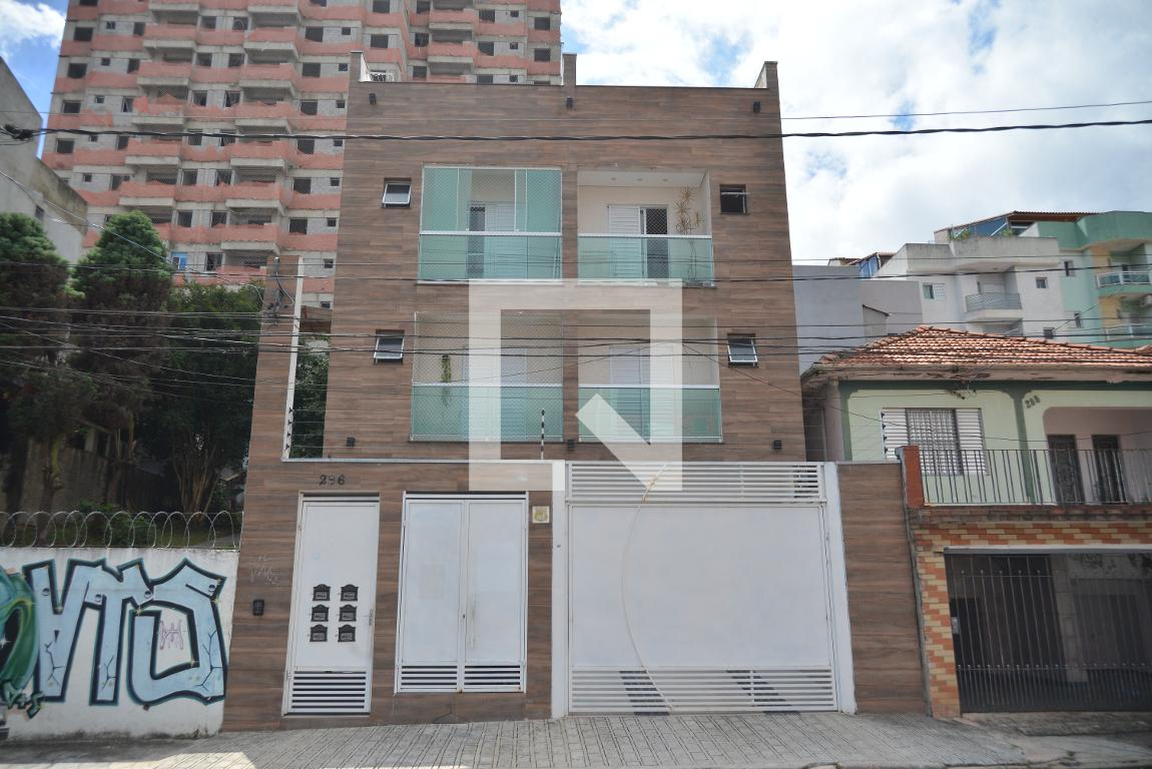 Fachada do Prédio Condomínio Bloco Gama