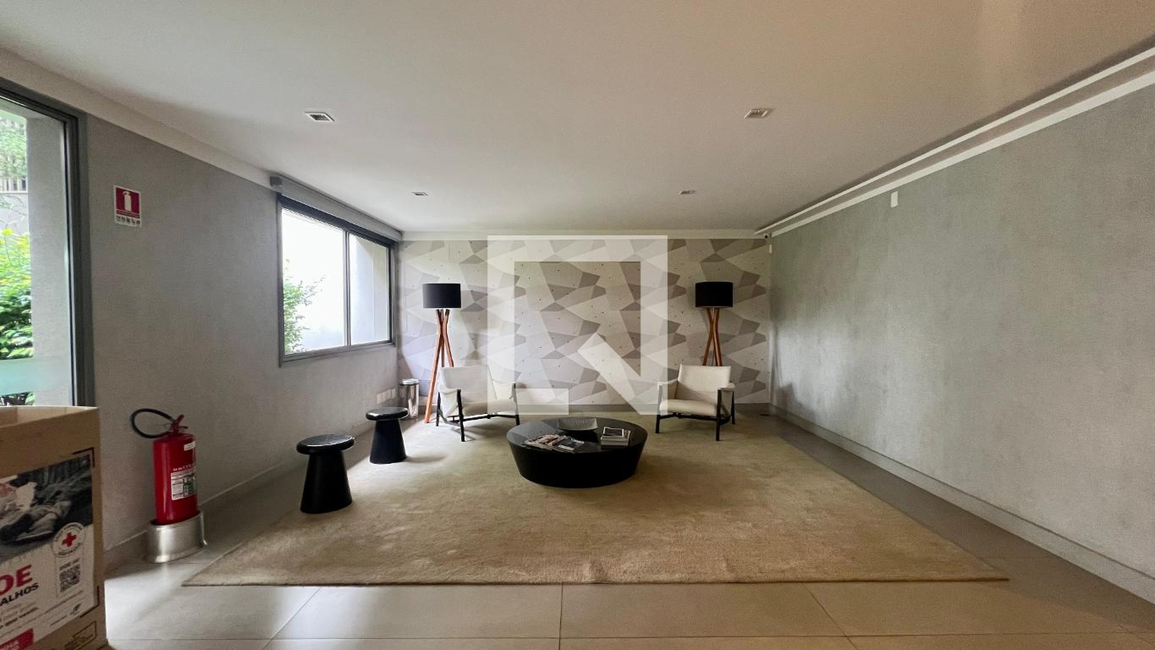 Hall de entrada - Edifício Delfina Residence