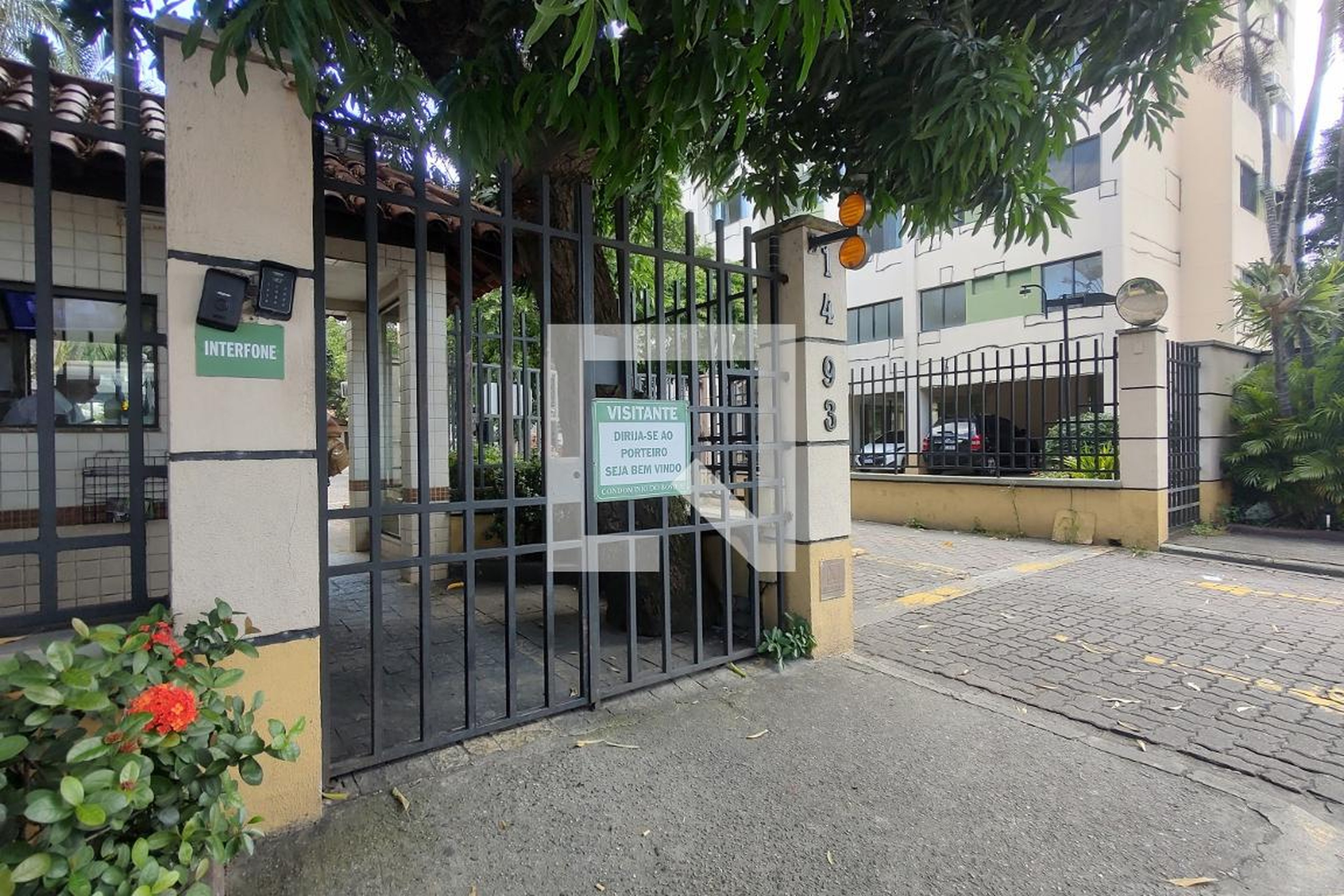 Fachada do condomínio Condomínio Bosque