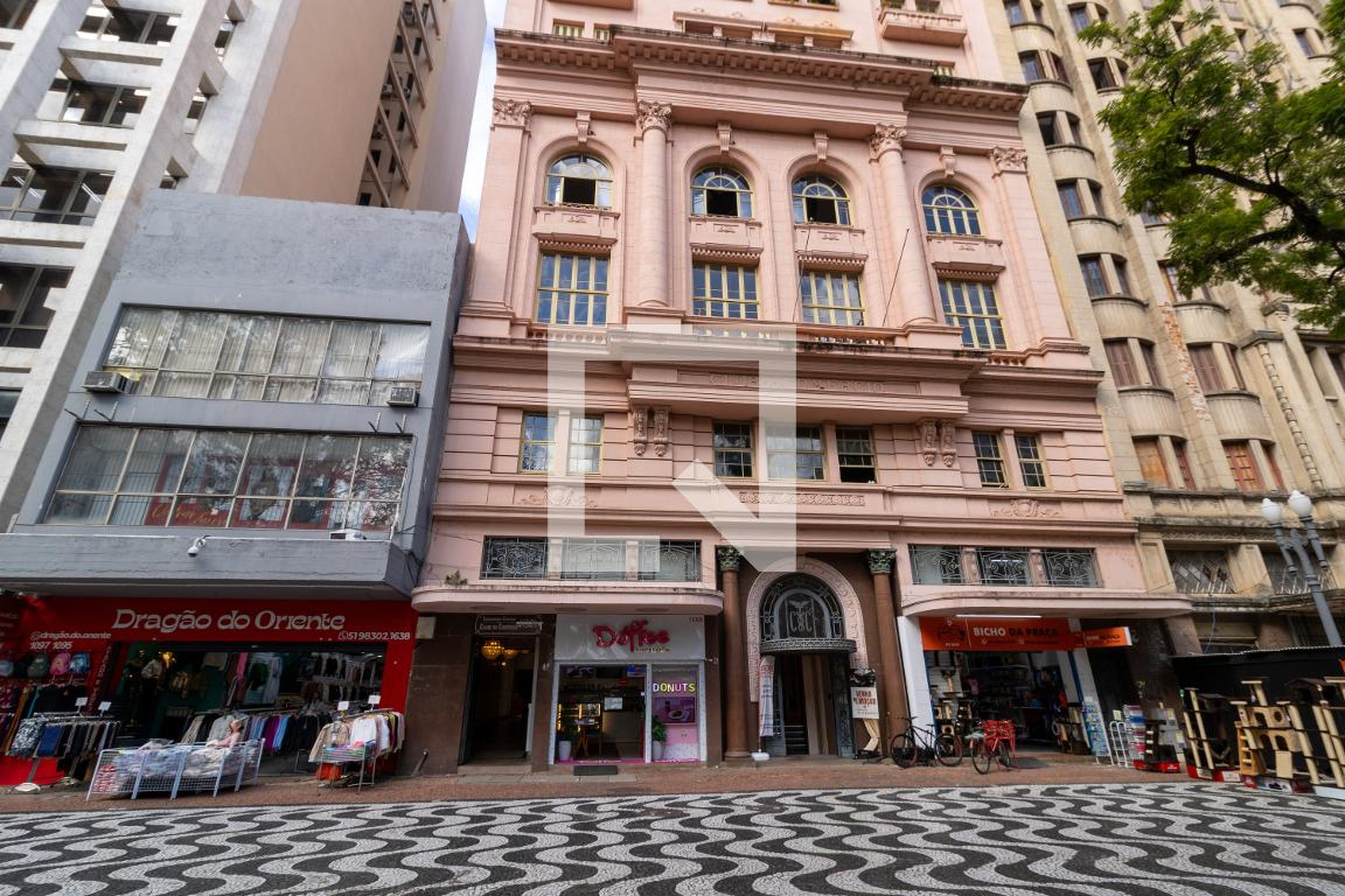 Fachada Condomínio em Rua dos Andradas, 1091