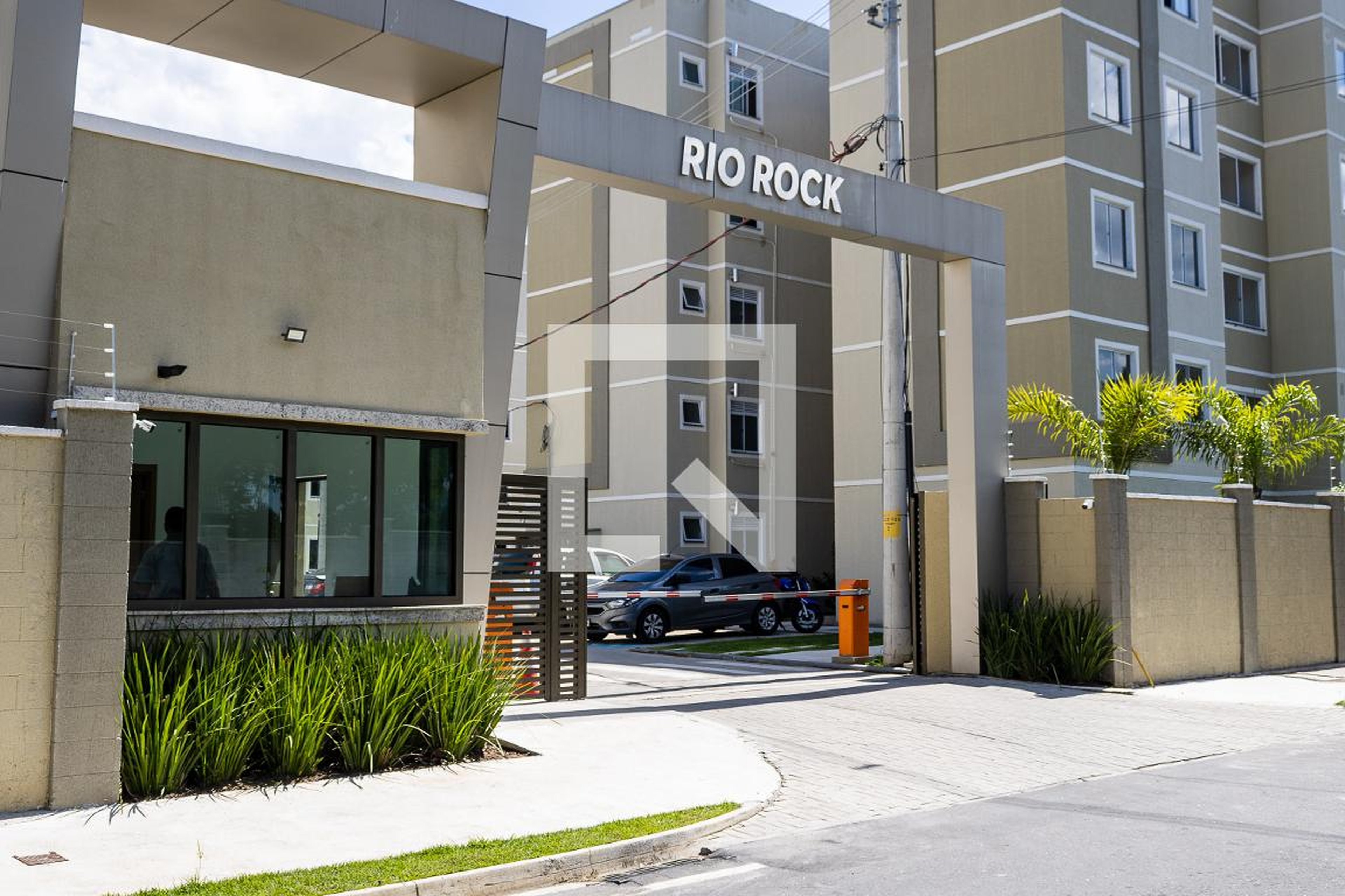 Fachada do condomínio Residencial Rio Rock