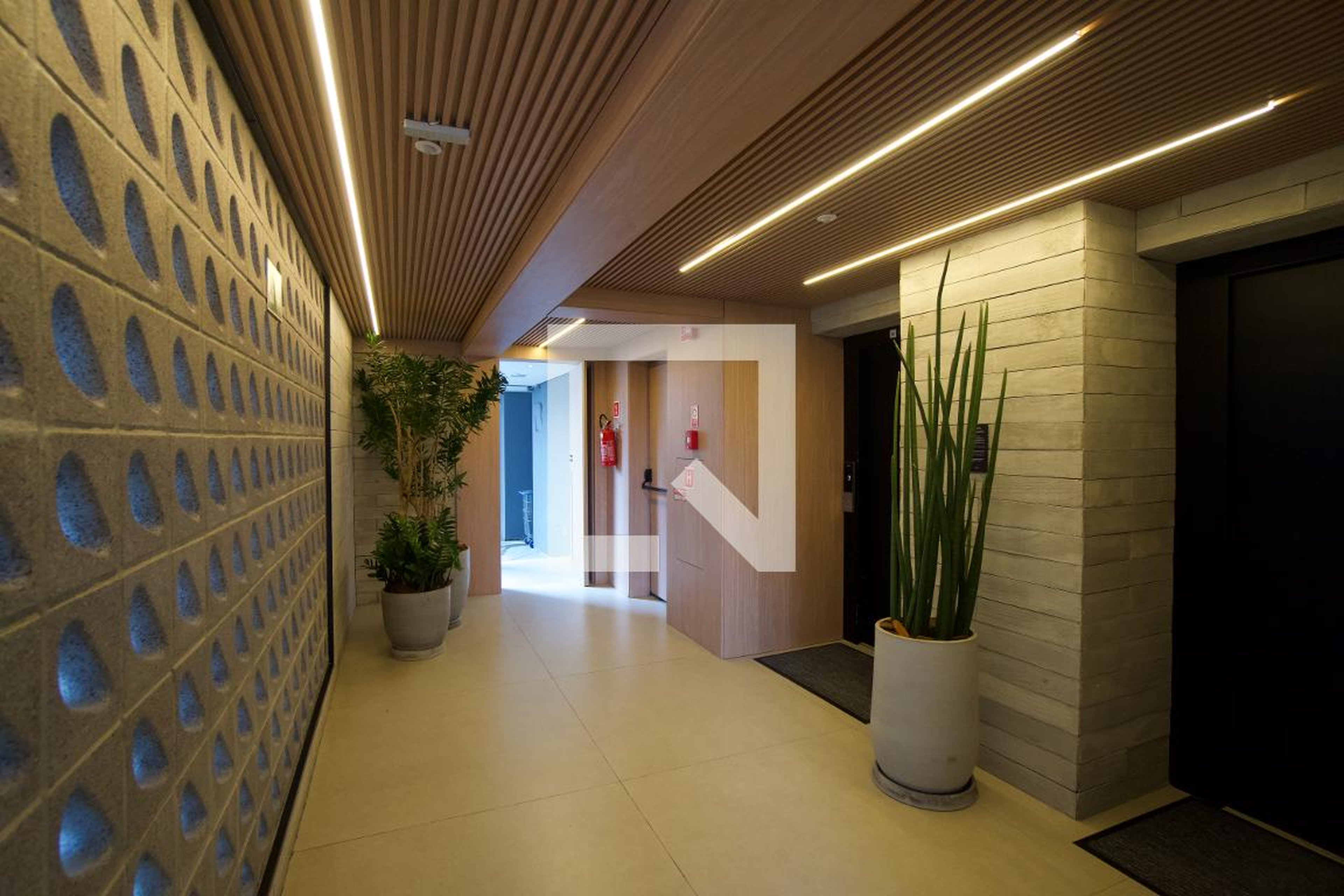 Hall de entrada - Casa Vertical Fradique