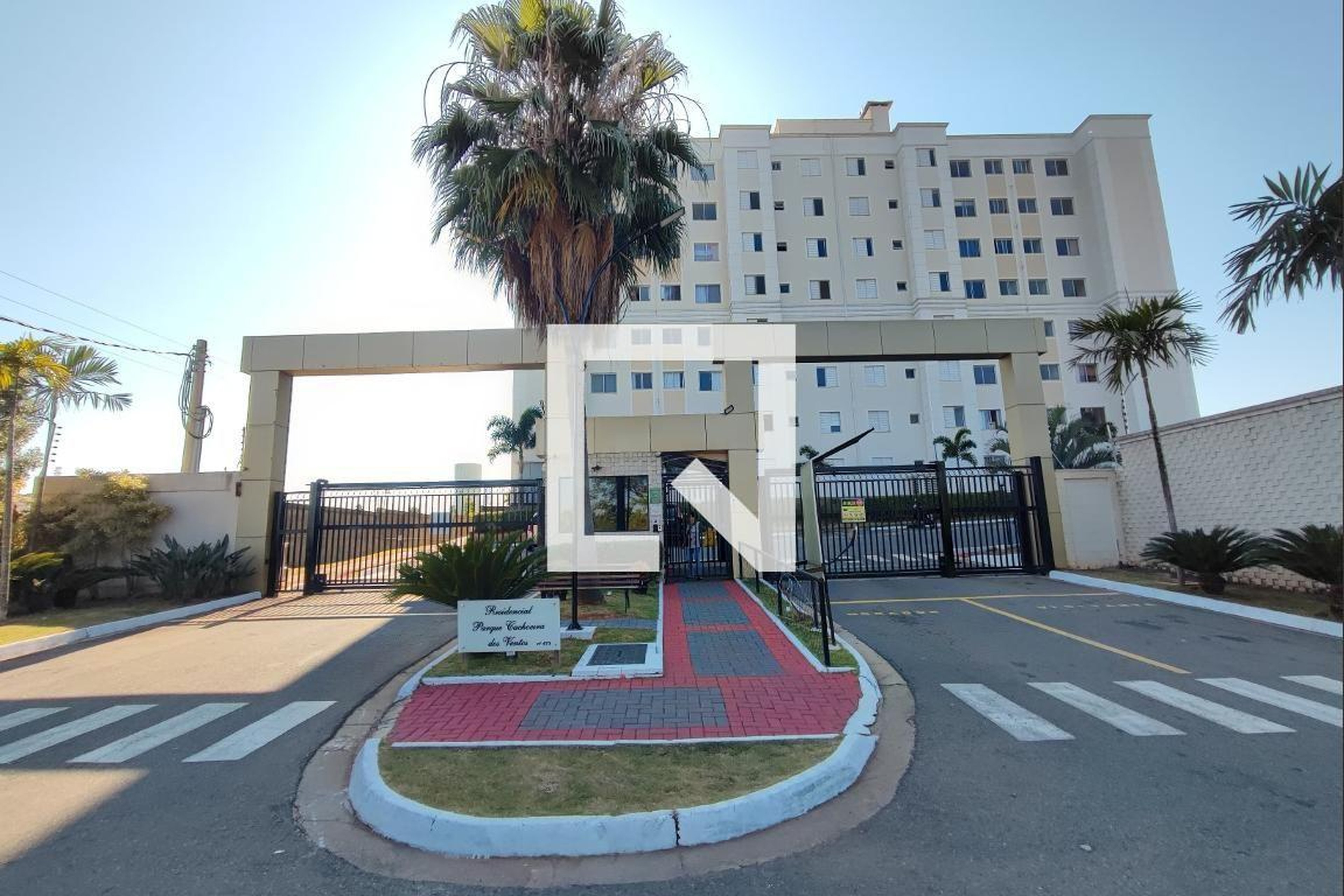 Fachada do Condomínio Residencial Parque Cachoeira dos Ventos