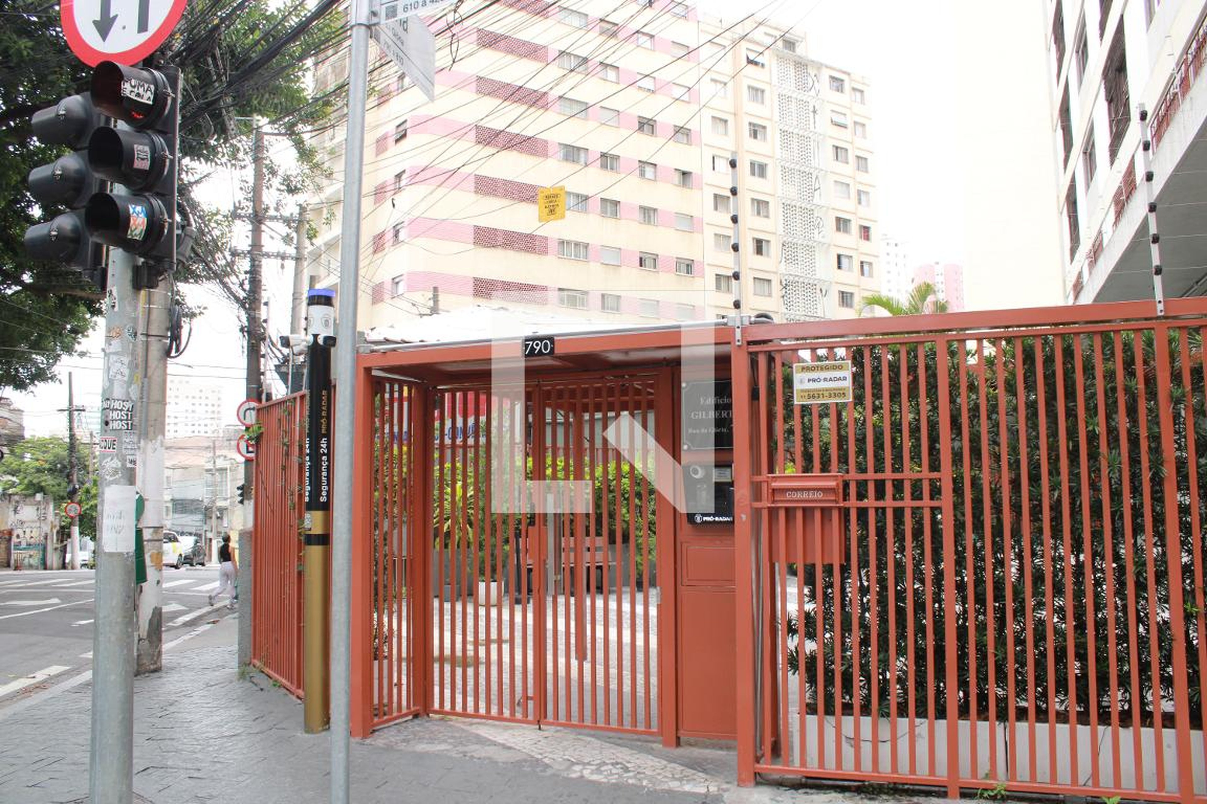 Fachada Condomínio em Rua da Glória, 790