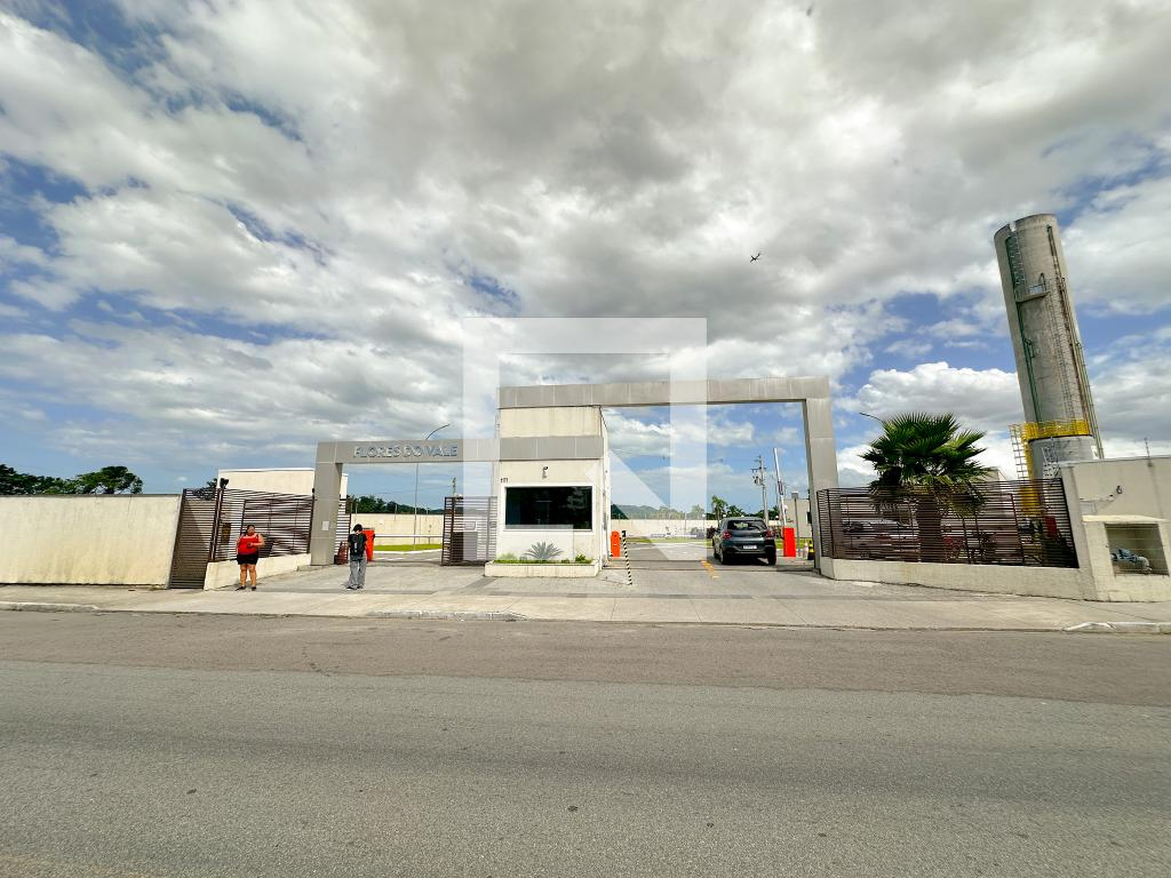 Fachada Condomínio em Rua Vidal Vicente de Andrade, 1117