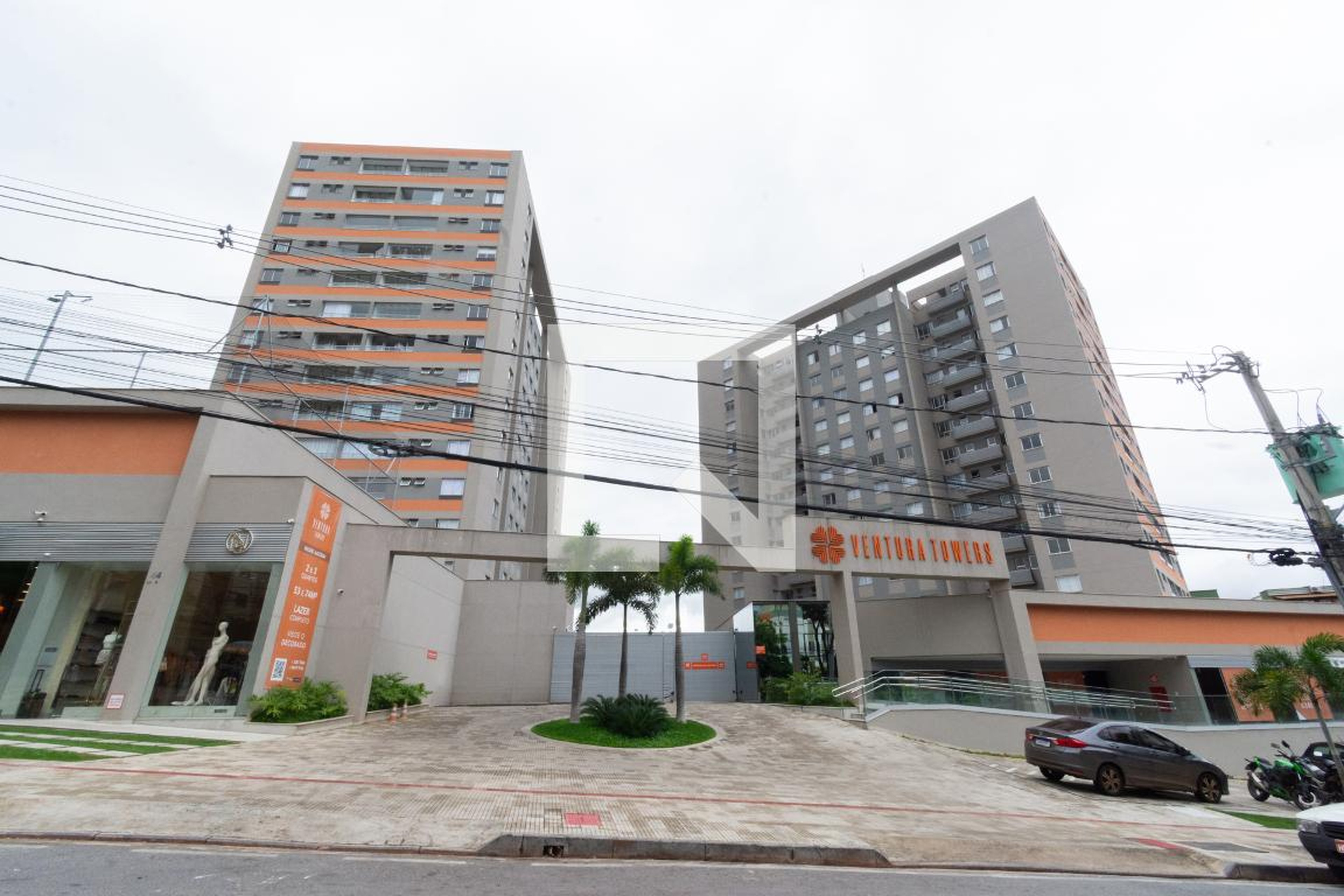 Fachada Condomínio Ventura Towers Residencial