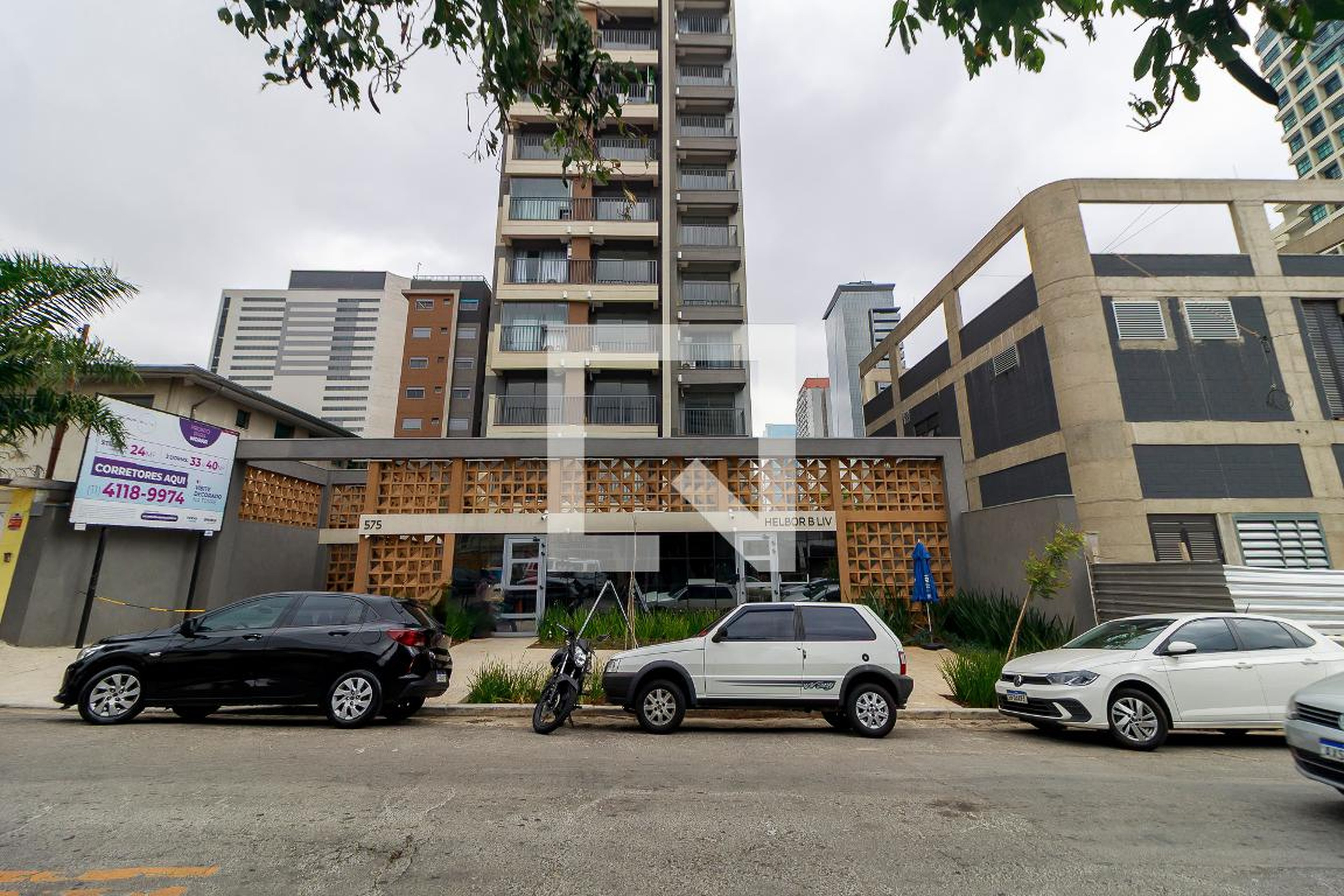 Fachada Condomínio Helbor B LIV Brooklin