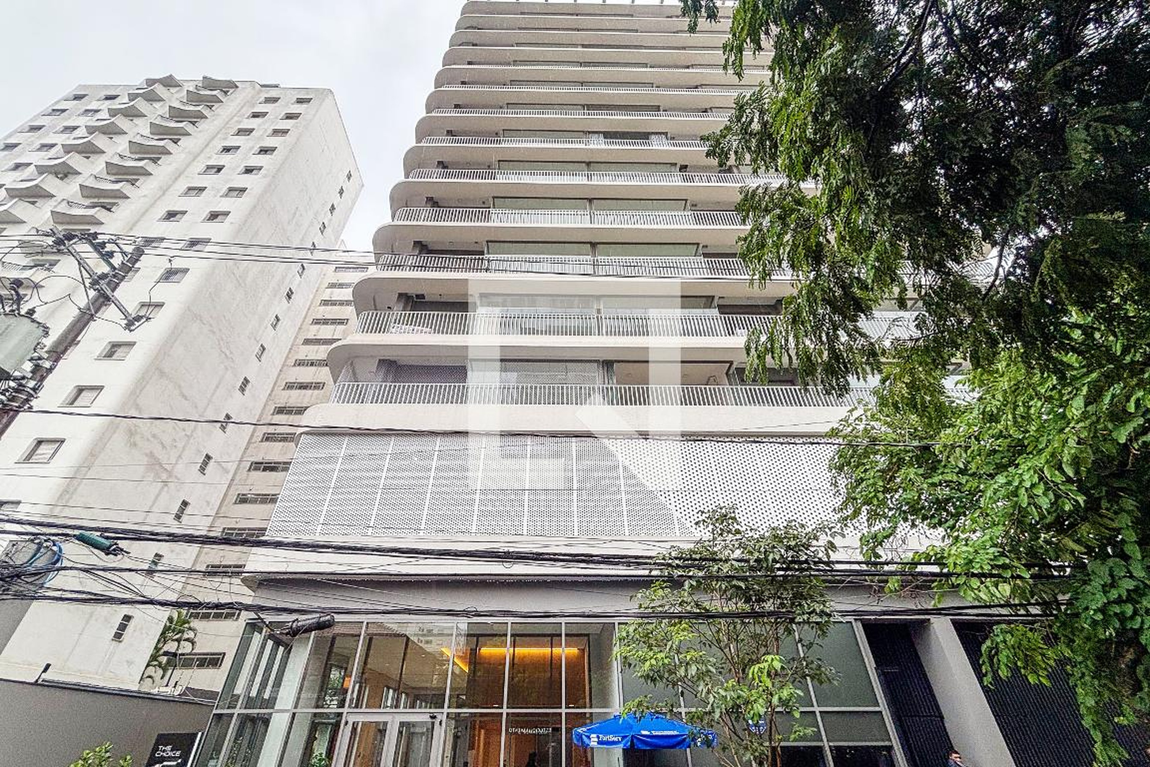fachada do predio Condomínio The Choice Pinheiros