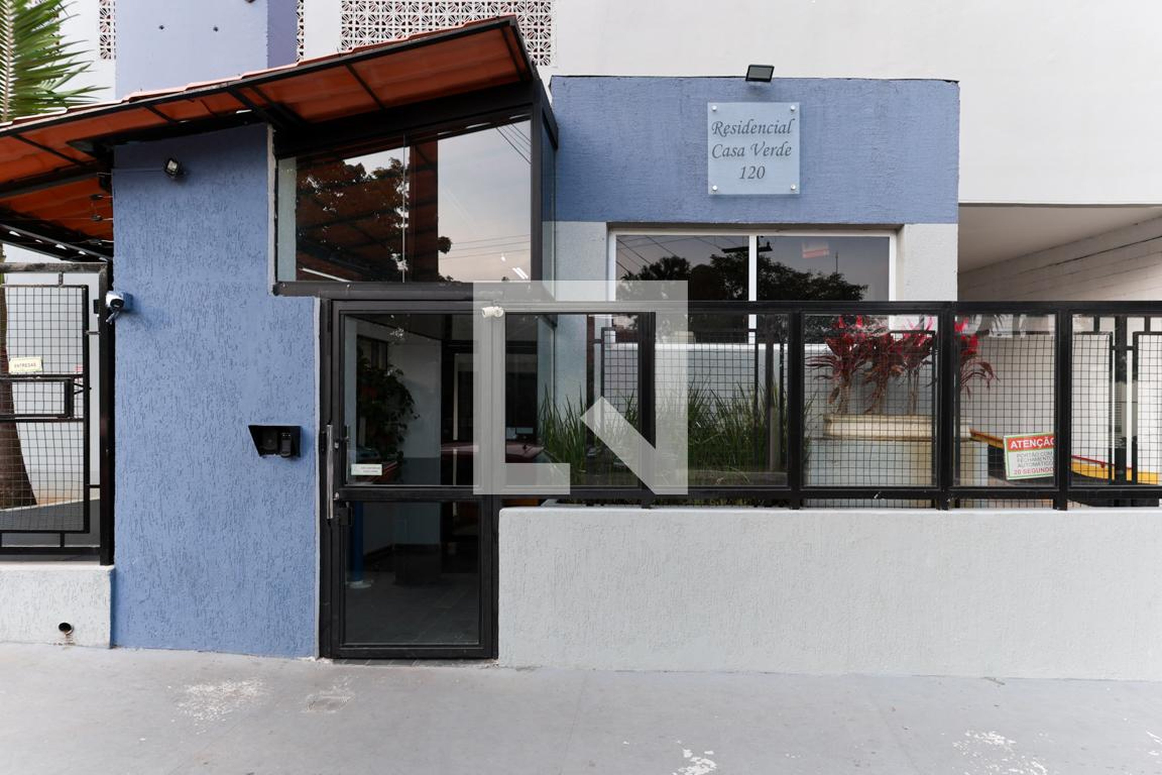 Fachada do condomínio Residencial Casa Verde