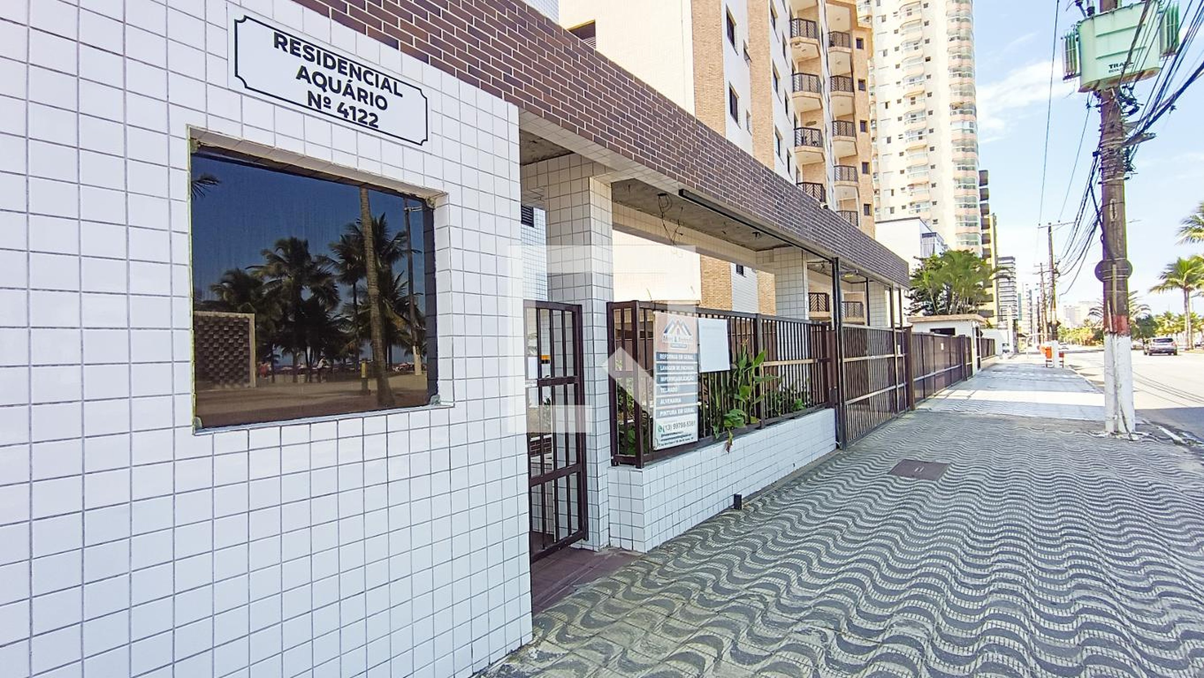Fachada Condomínio Conjunto Residencial Aquario