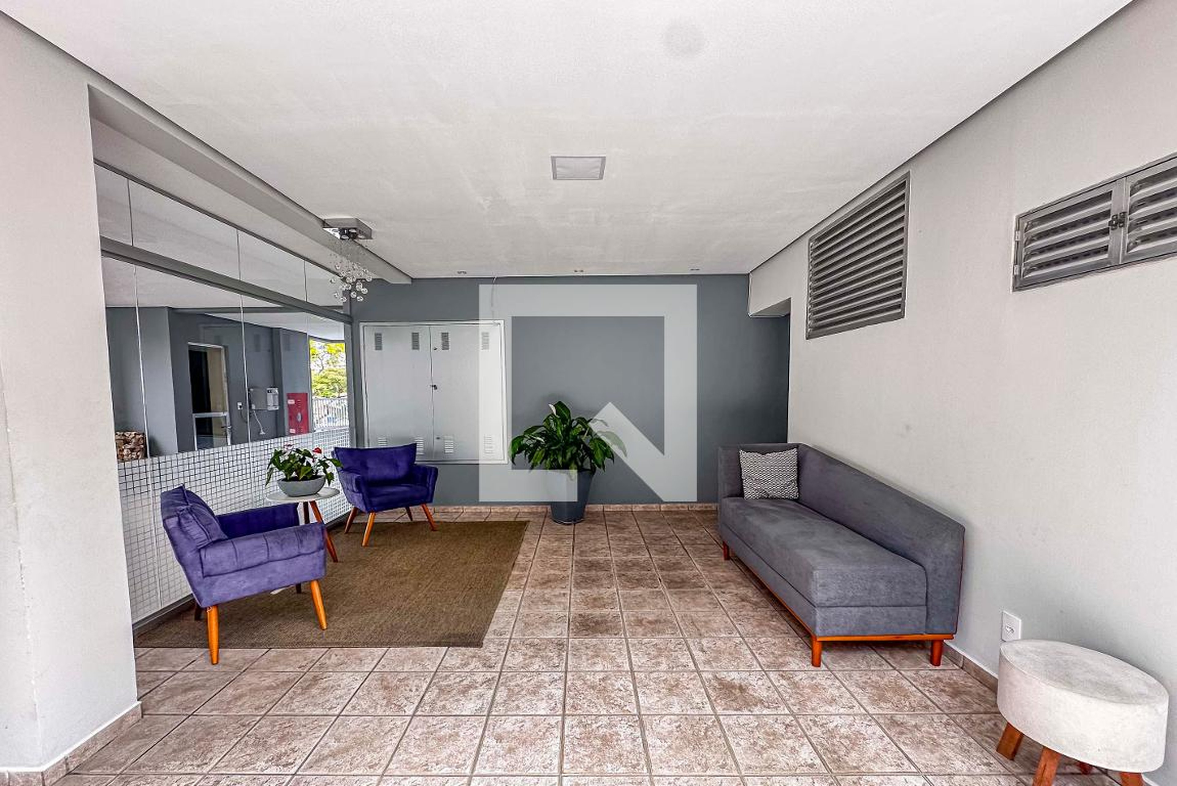 Hall de entrada - Residencial Pedras Preciosas II