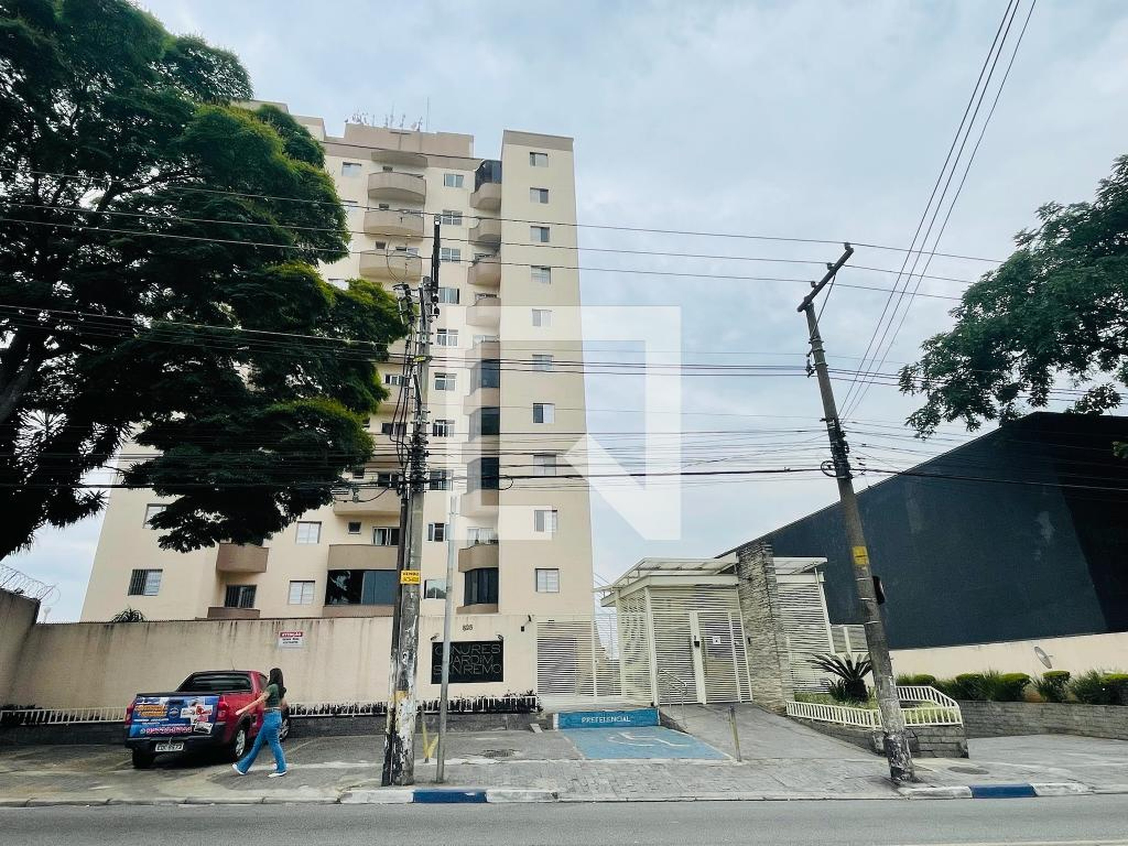 Fachada do predio Condomínio Conjunto Residencial Jardim San Remo