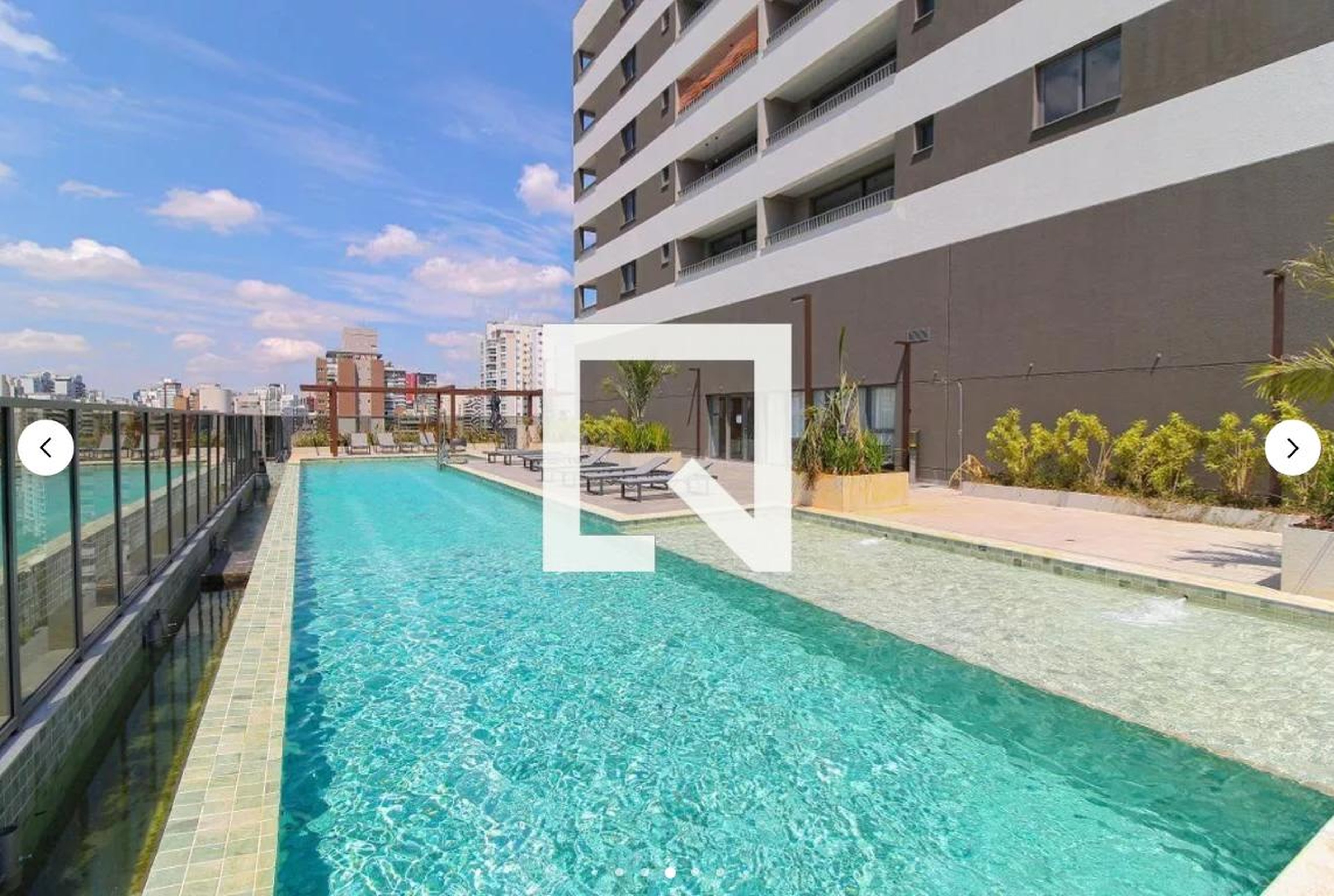 Piscina - Today Faria Lima - Construtora Canopus