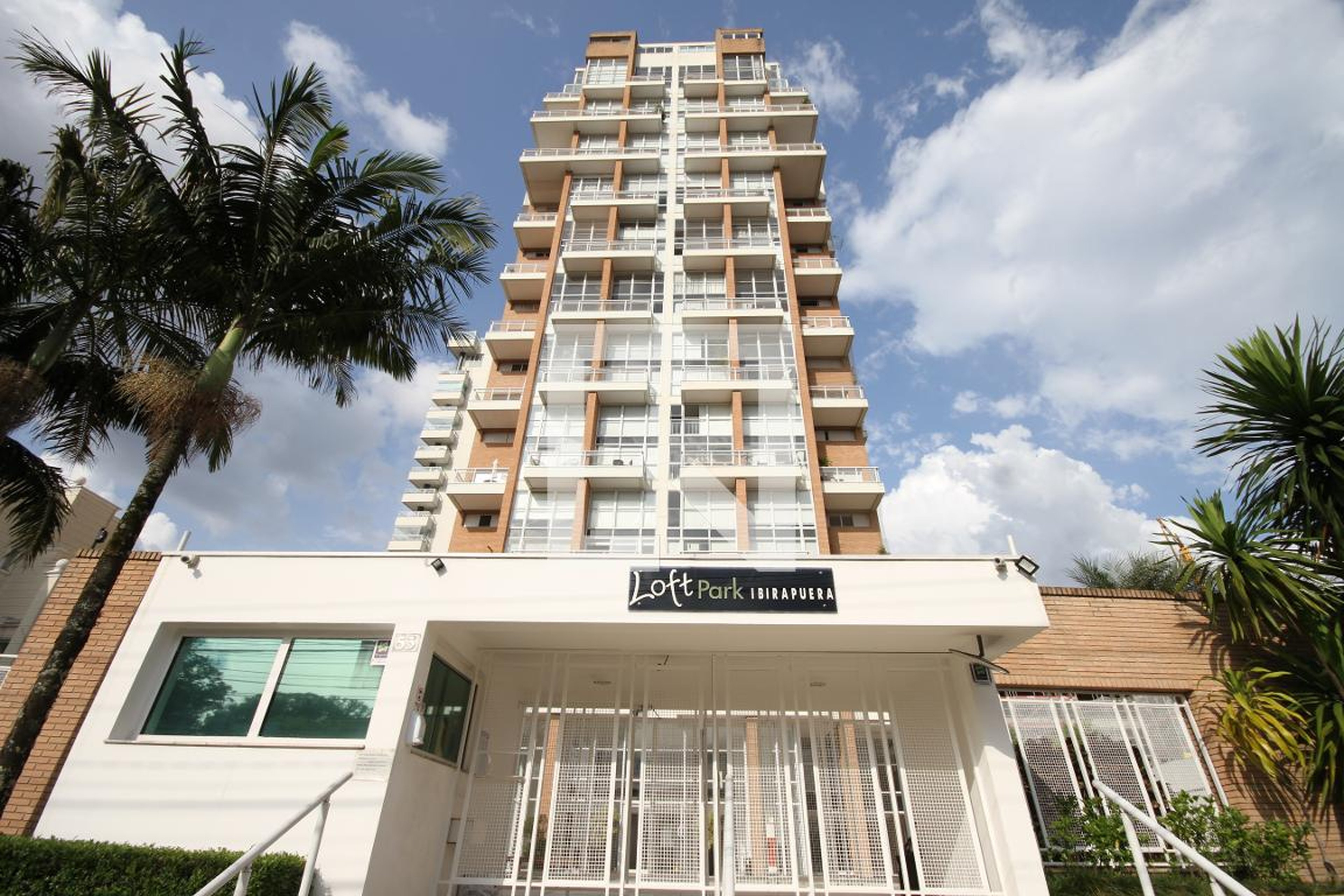 Fachada Condomínio Loft Park Ibirapuera