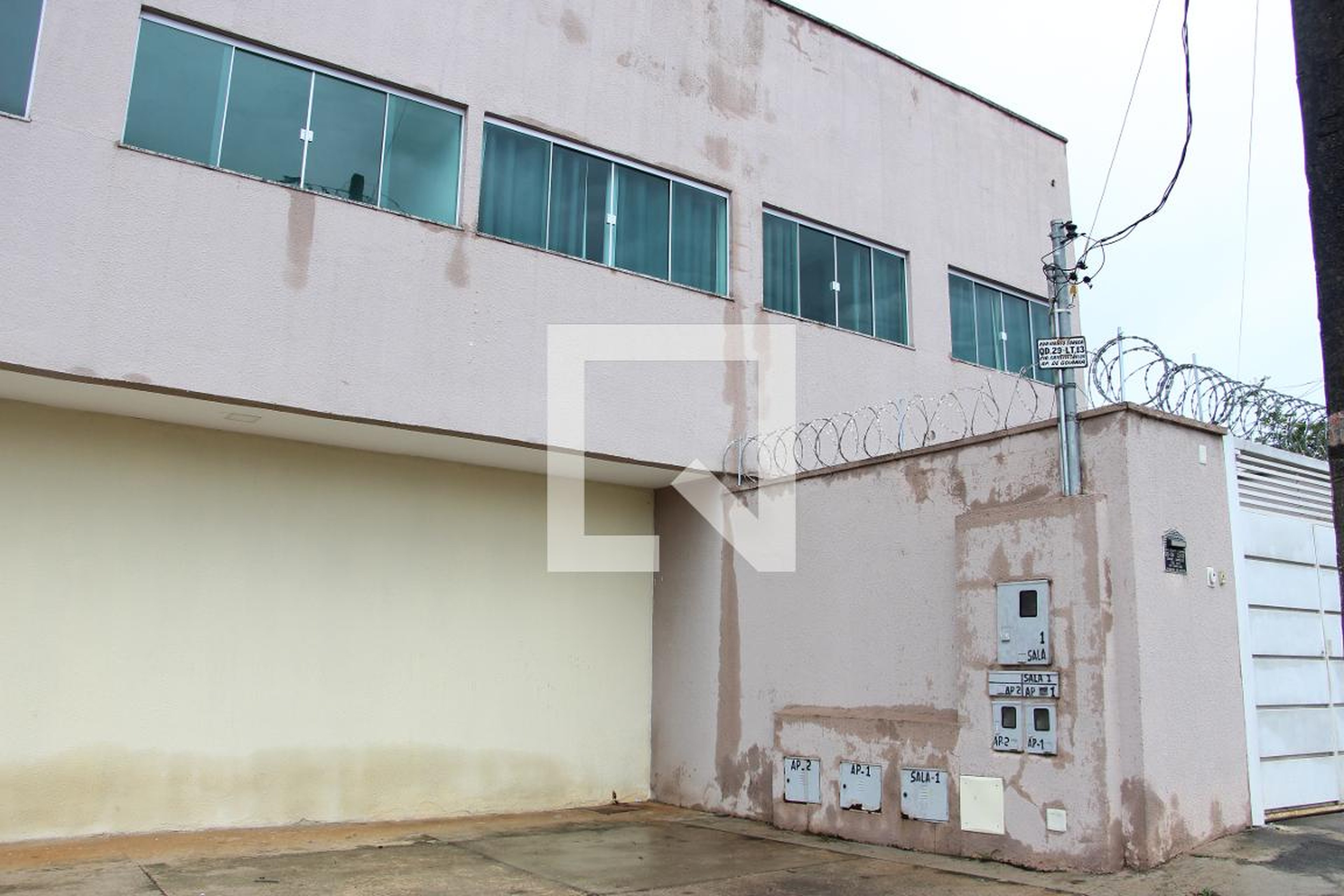 Fachada Condomínio em Rua Viriato Corrêa, 0