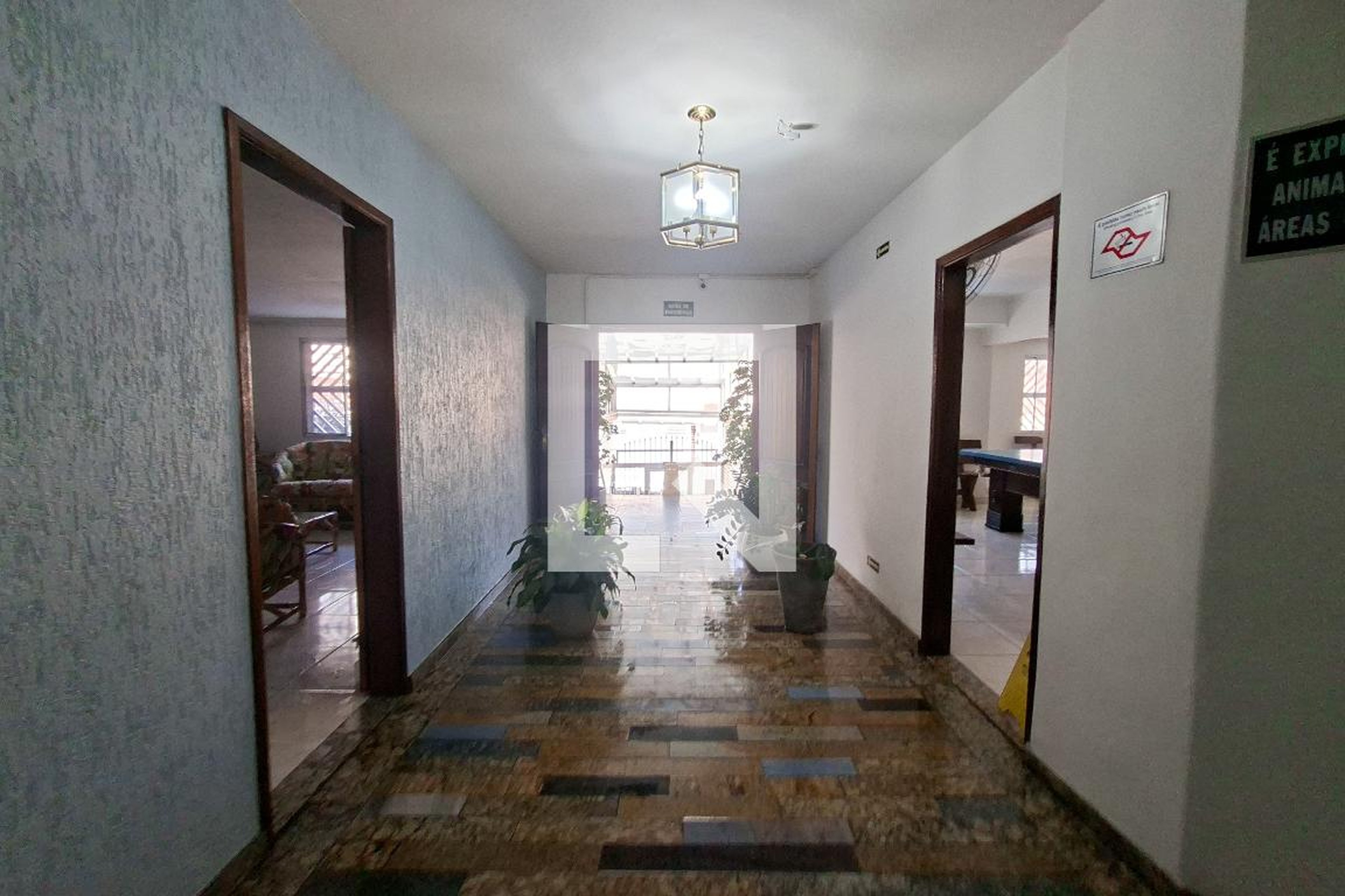 Hall de entrada - Residencial Dryade