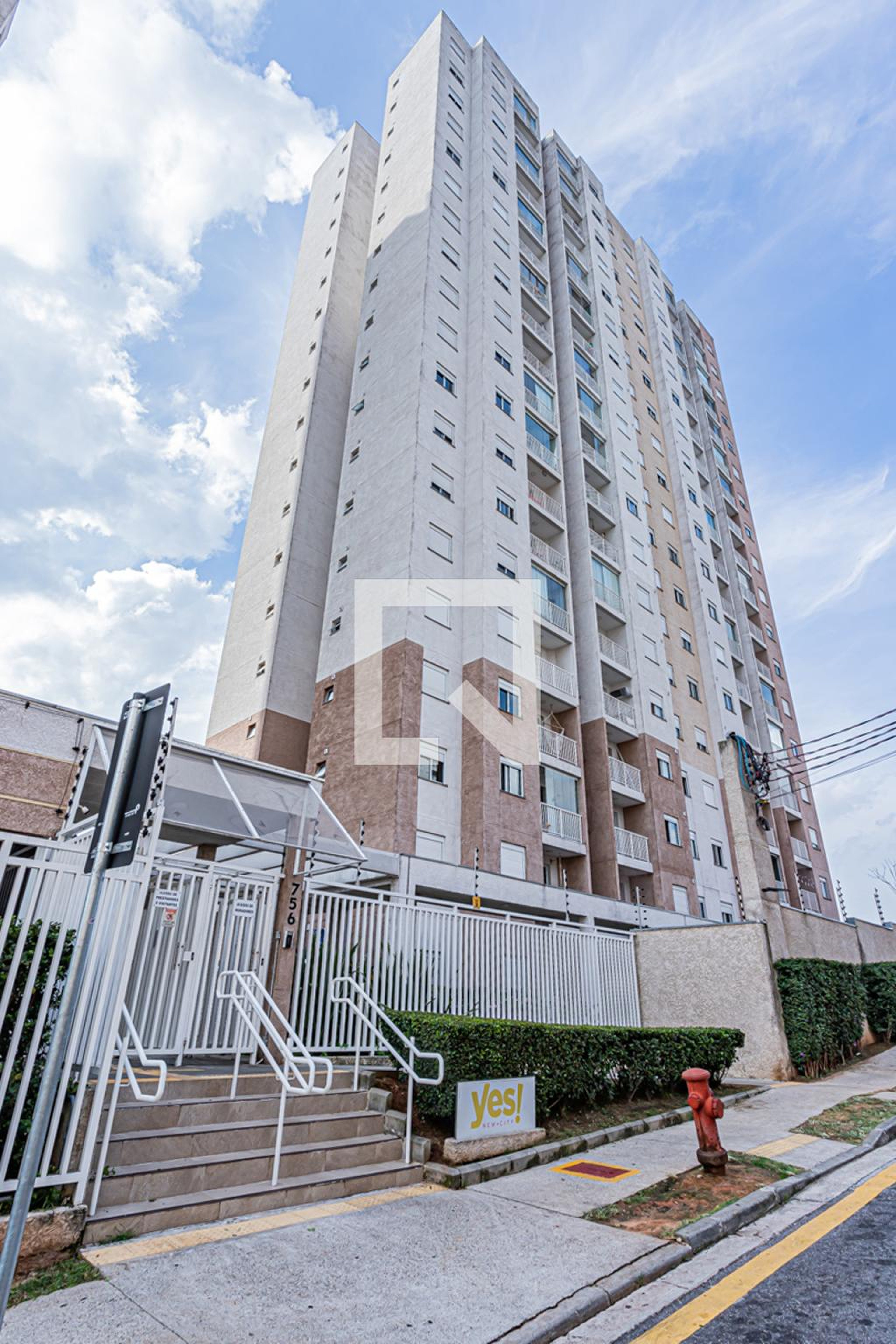 Fachada Condomínio Yes New City