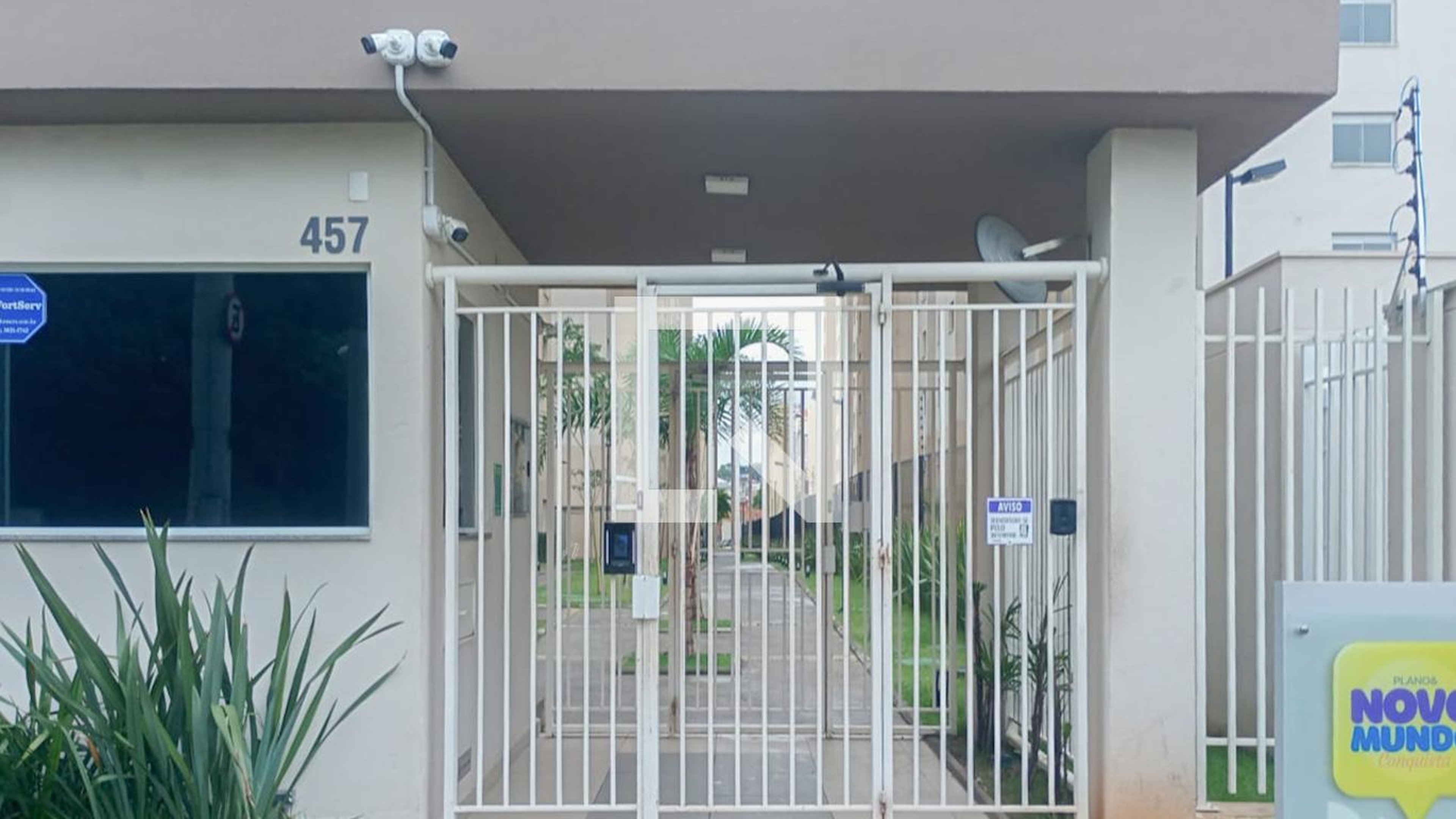 Fachada Condomínio Plano&Novo Mundo