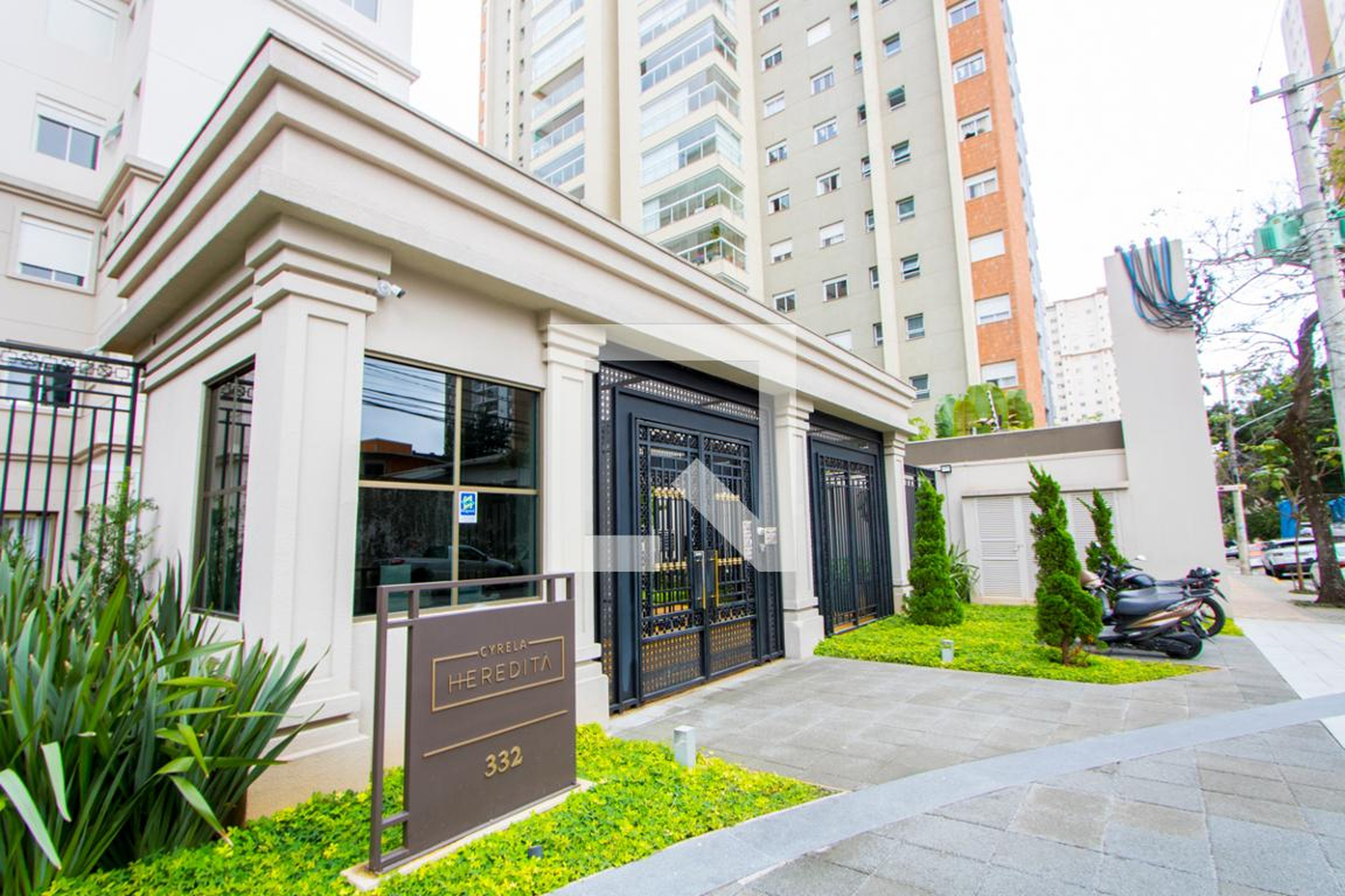 Fachada do condomínio Condomínio Cyrela Heredità