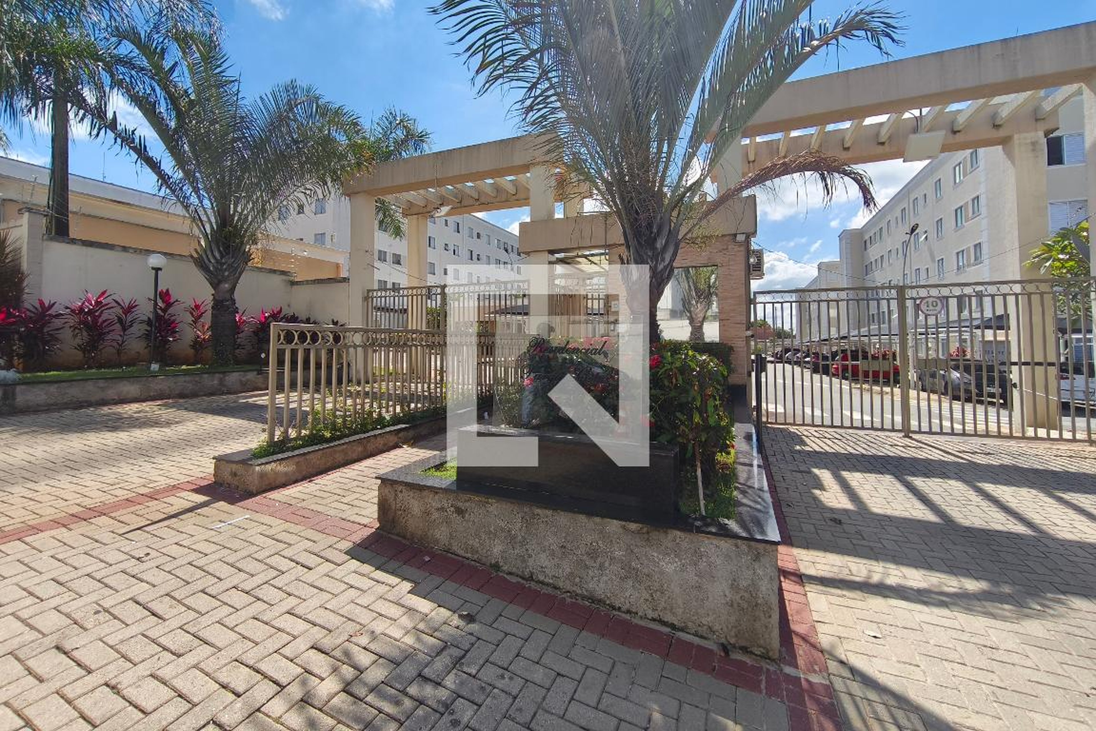 Fachada do Condomínio Residencial Parque Cetus